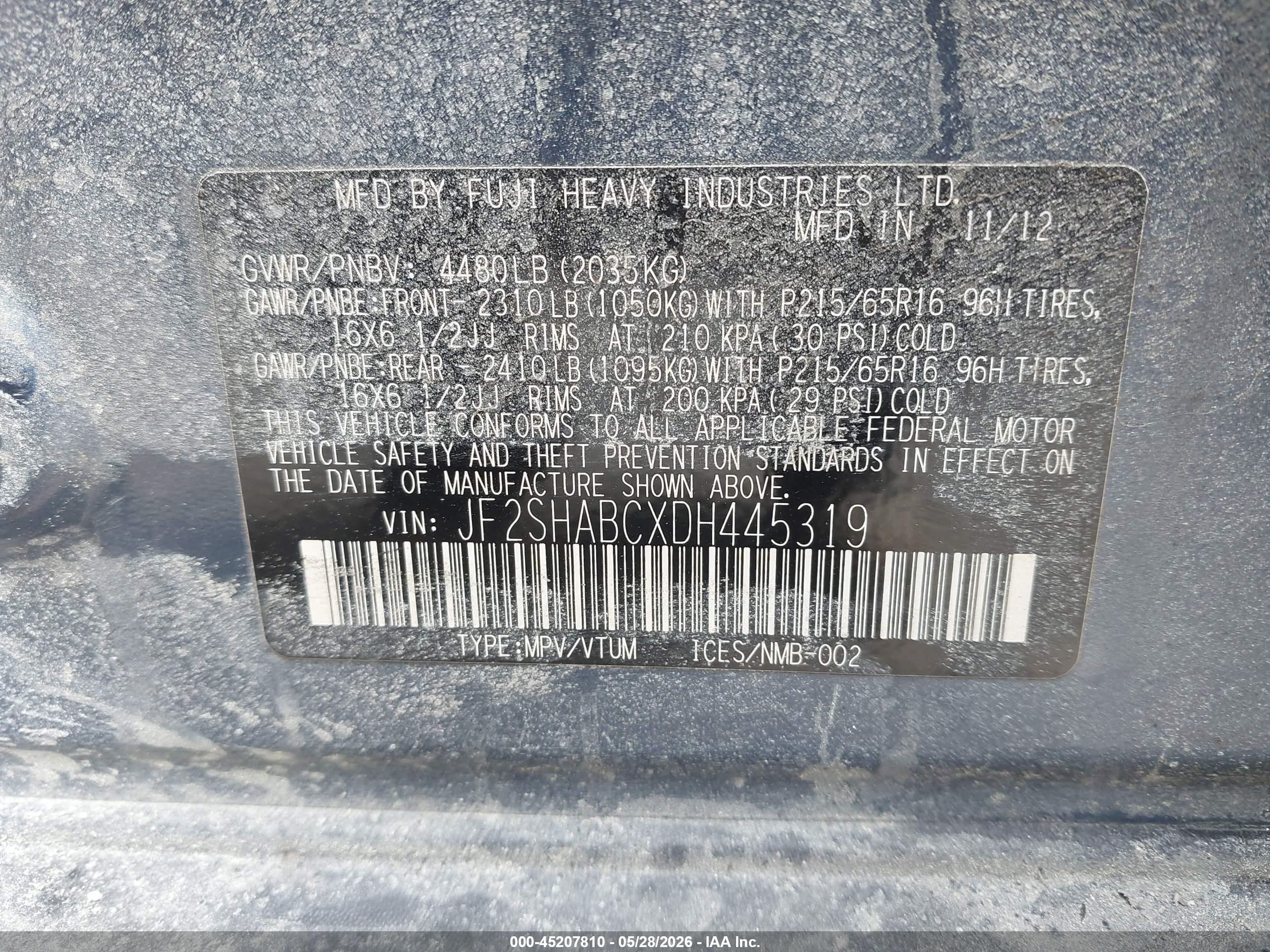 SUBARU FORESTER image 9