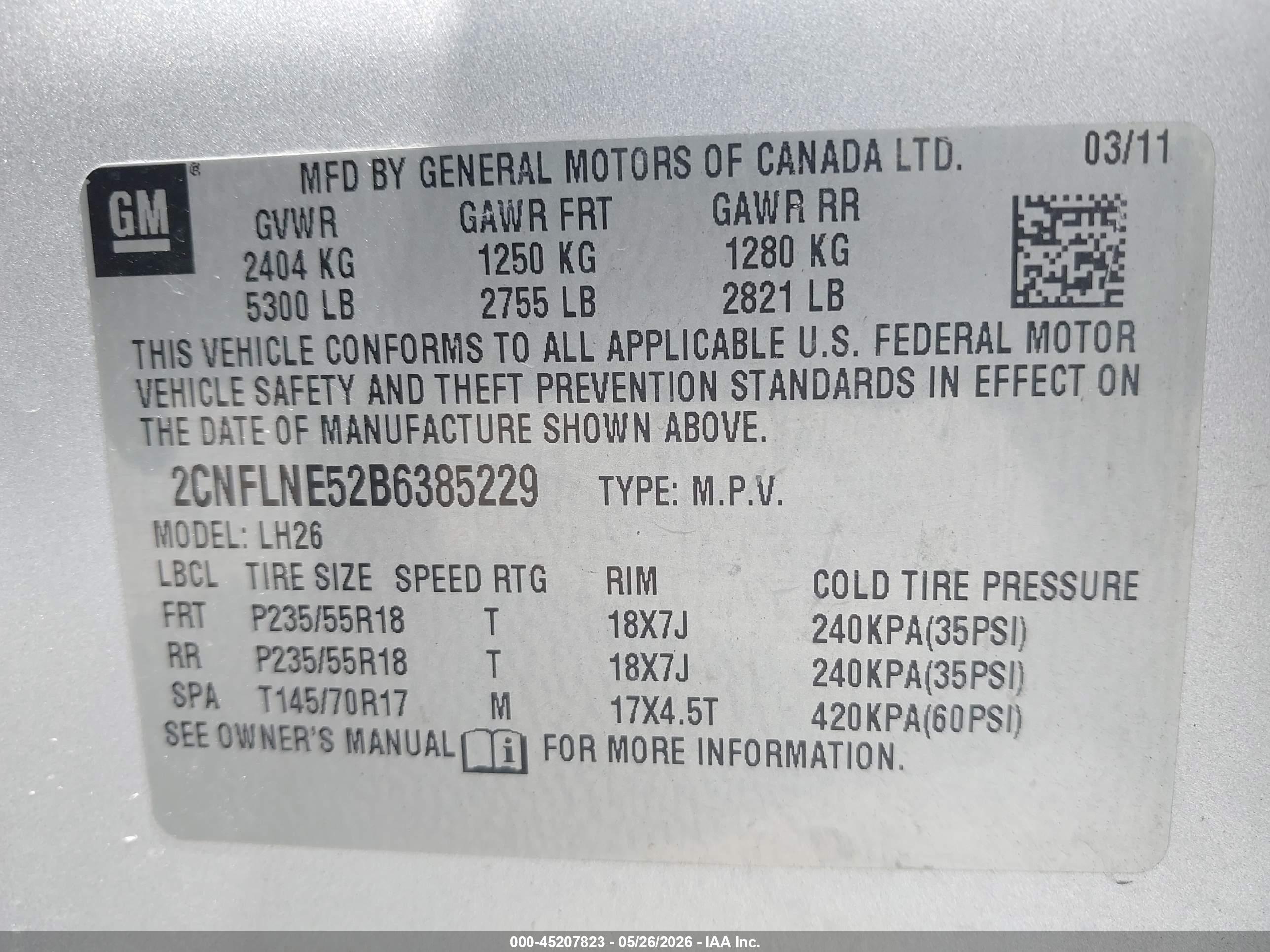 CHEVROLET EQUINOX image 9