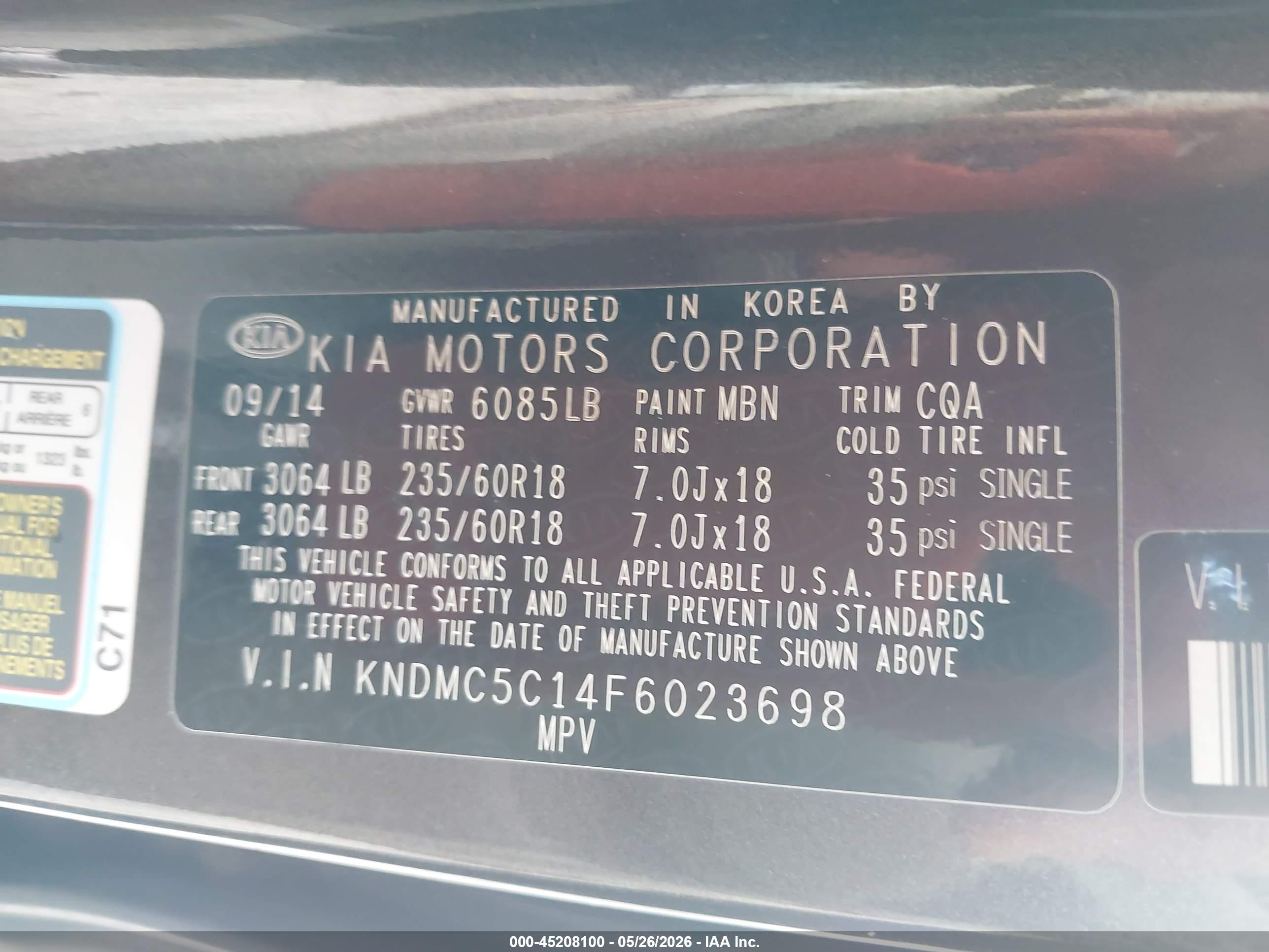 KIA SEDONA image 9