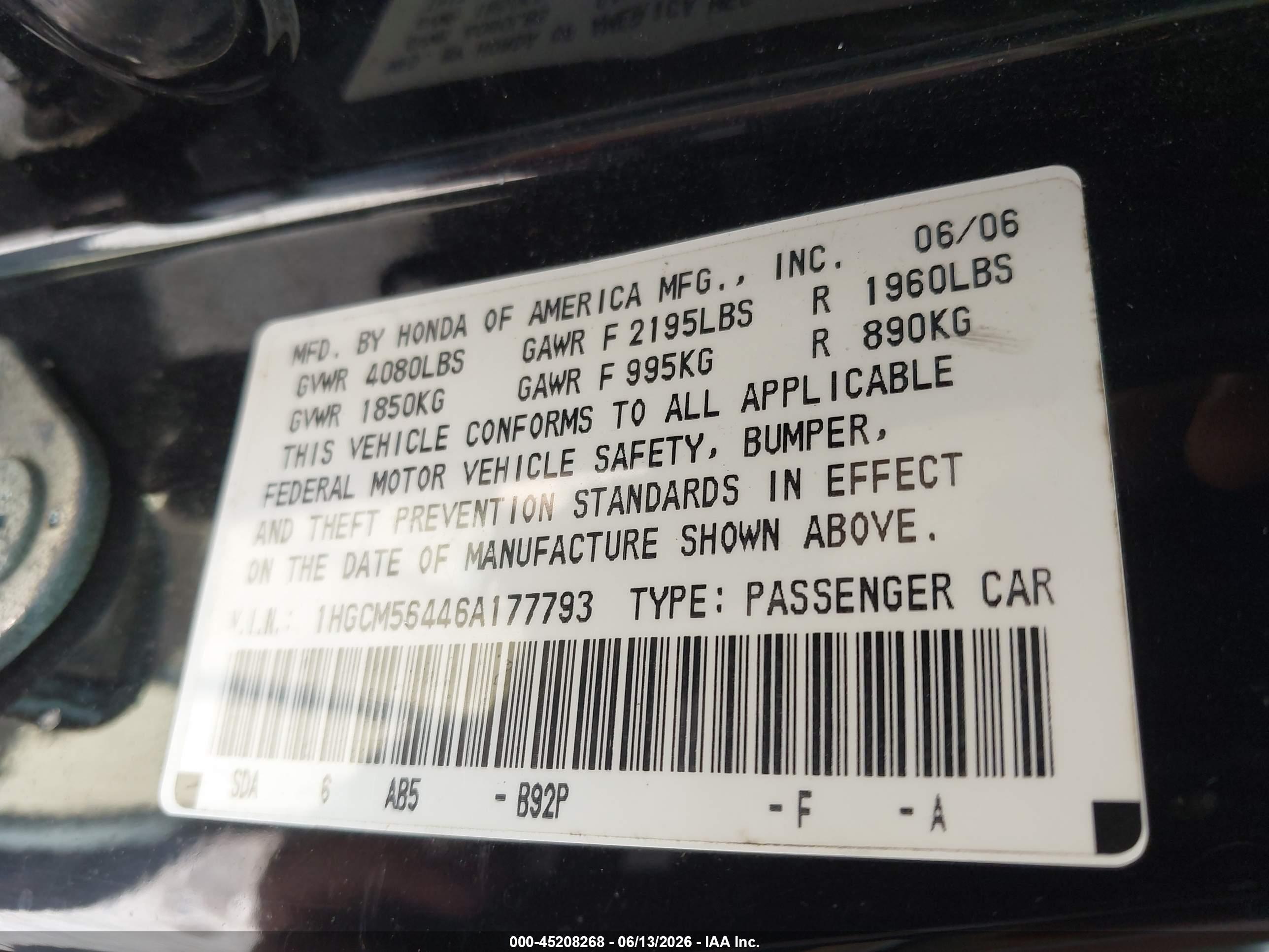 HONDA ACCORD image 9