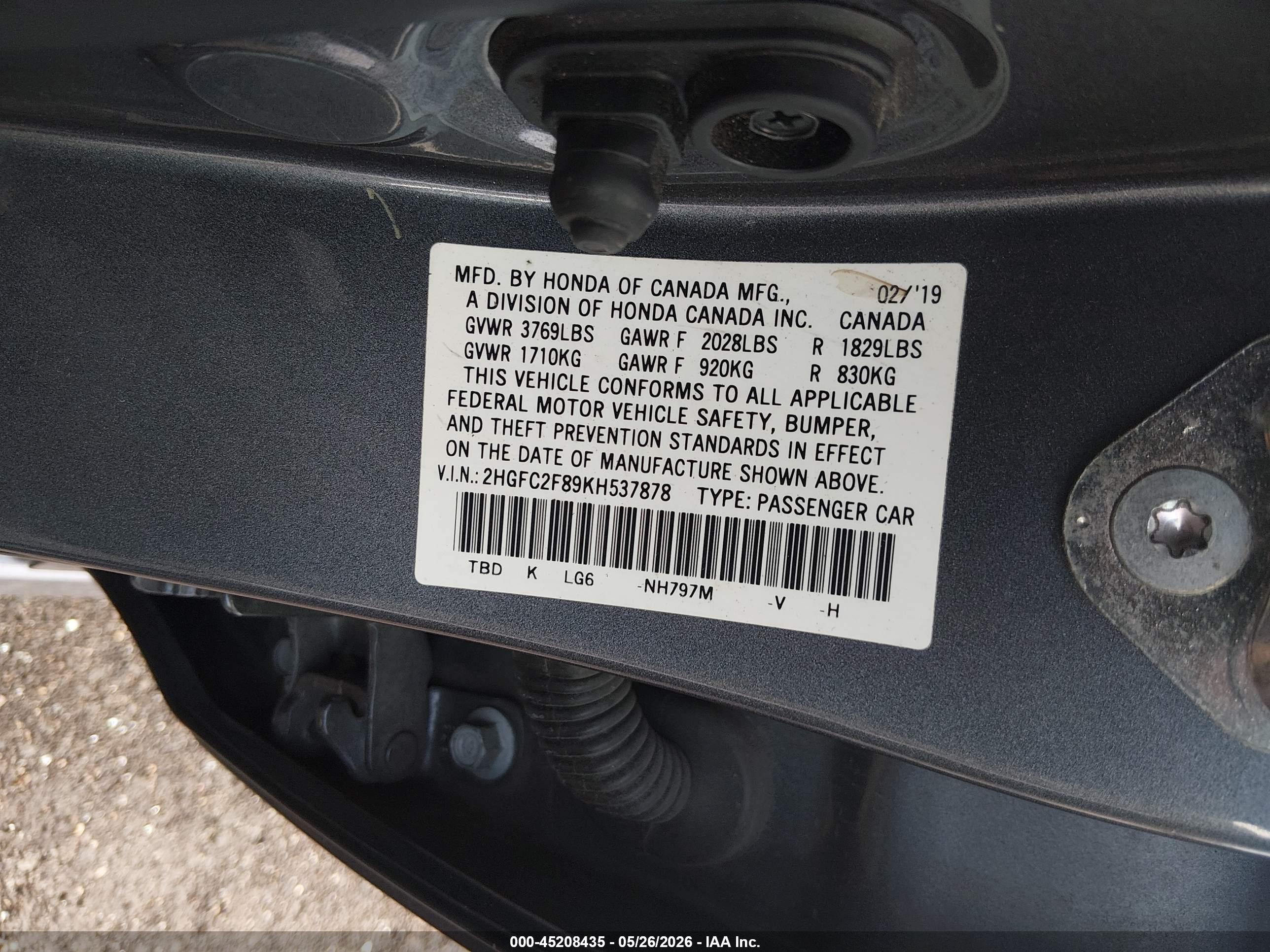 HONDA CIVIC image 9