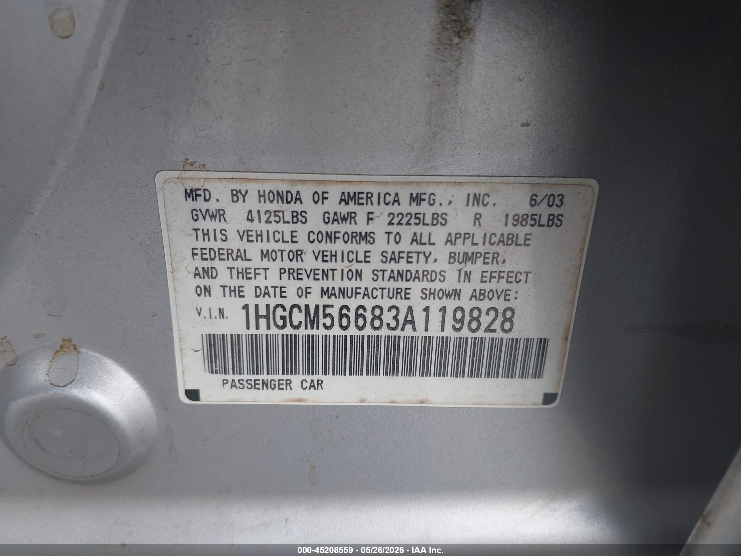 HONDA ACCORD image 9