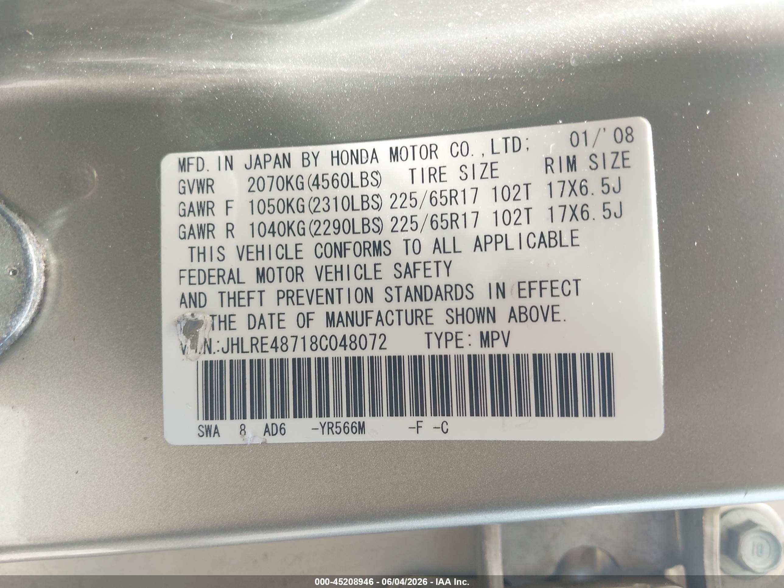HONDA CR-V image 9
