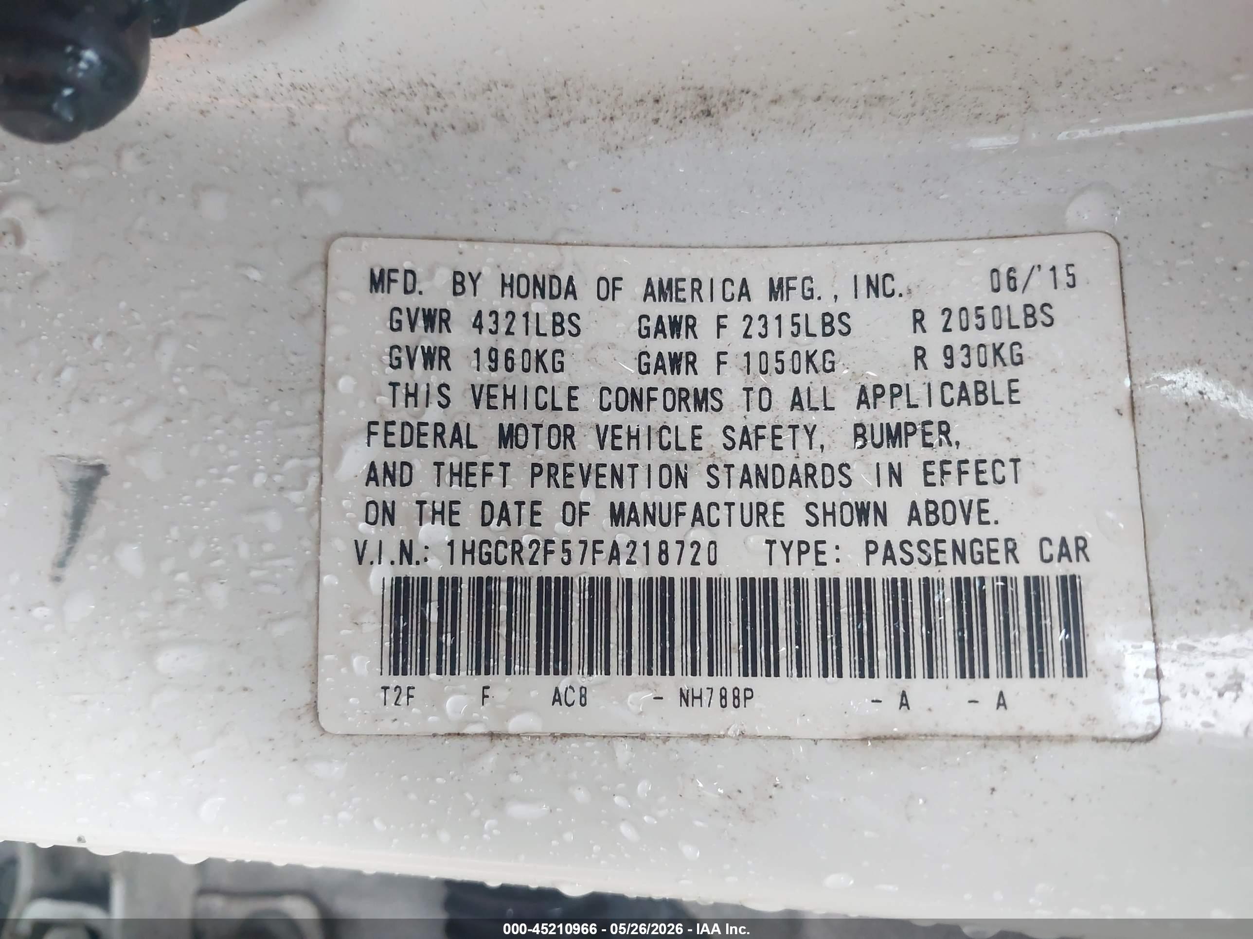 HONDA ACCORD image 9