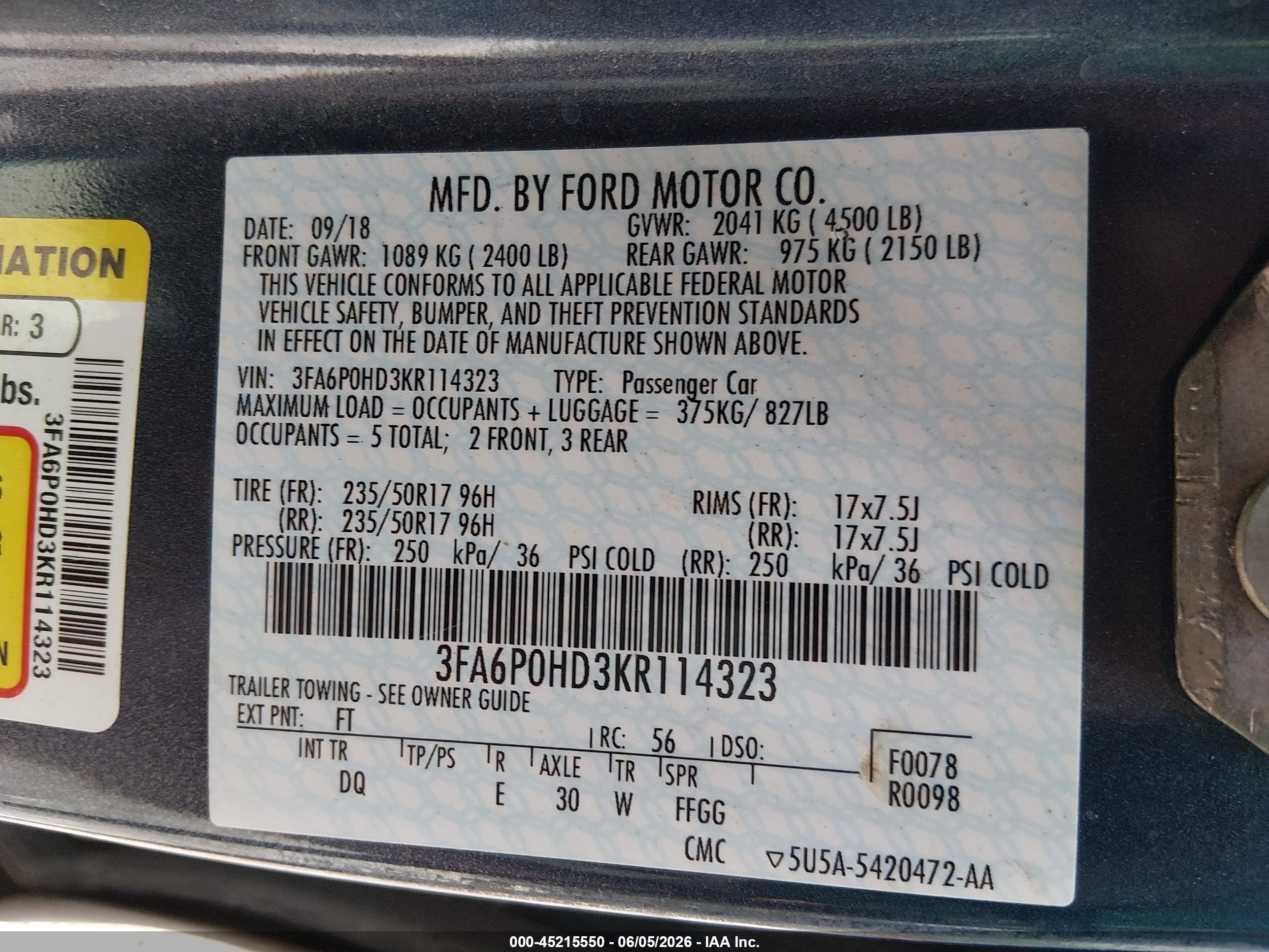 FORD FUSION image 9