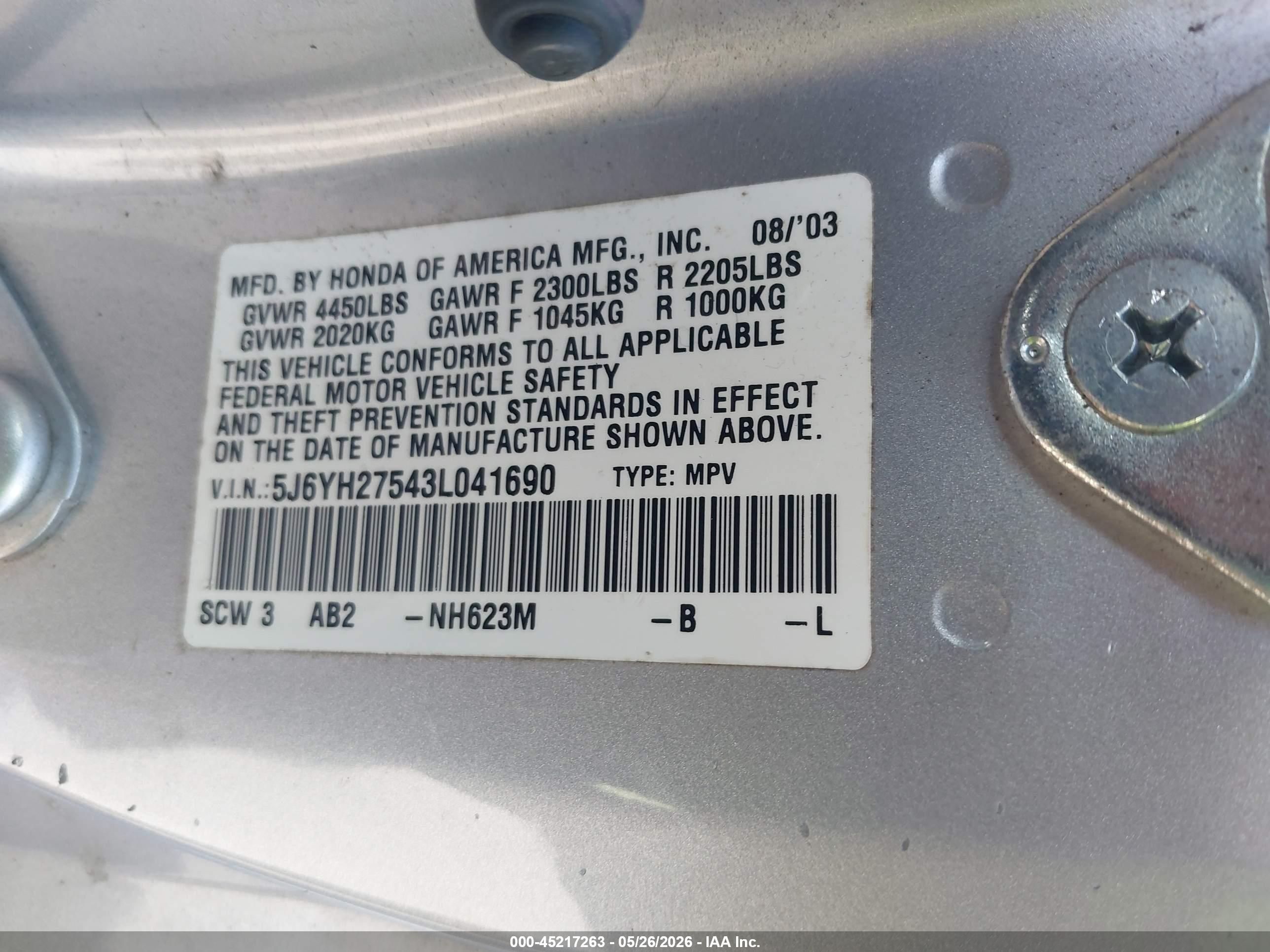 HONDA ELEMENT image 9