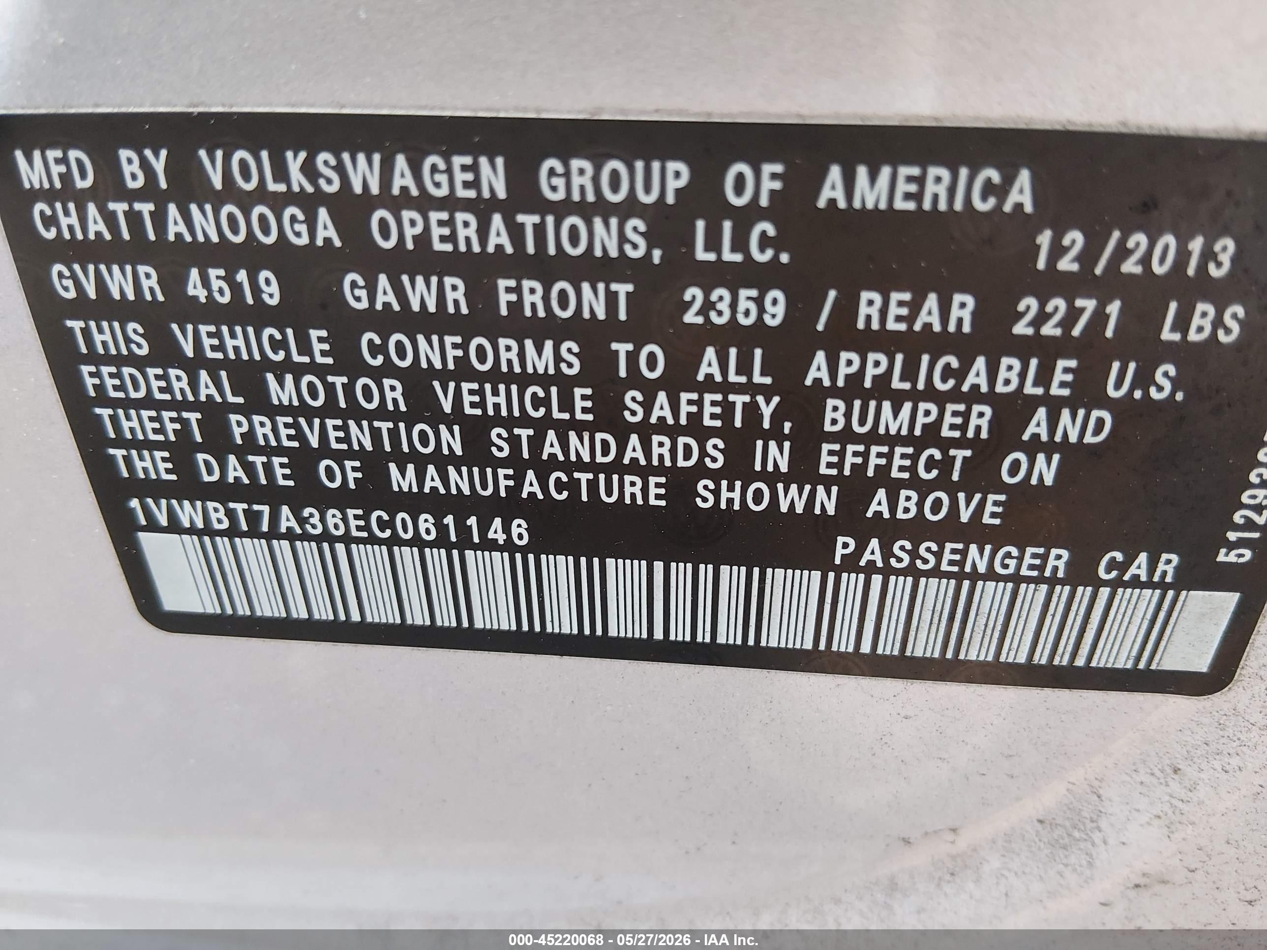 VOLKSWAGEN PASSAT image 9