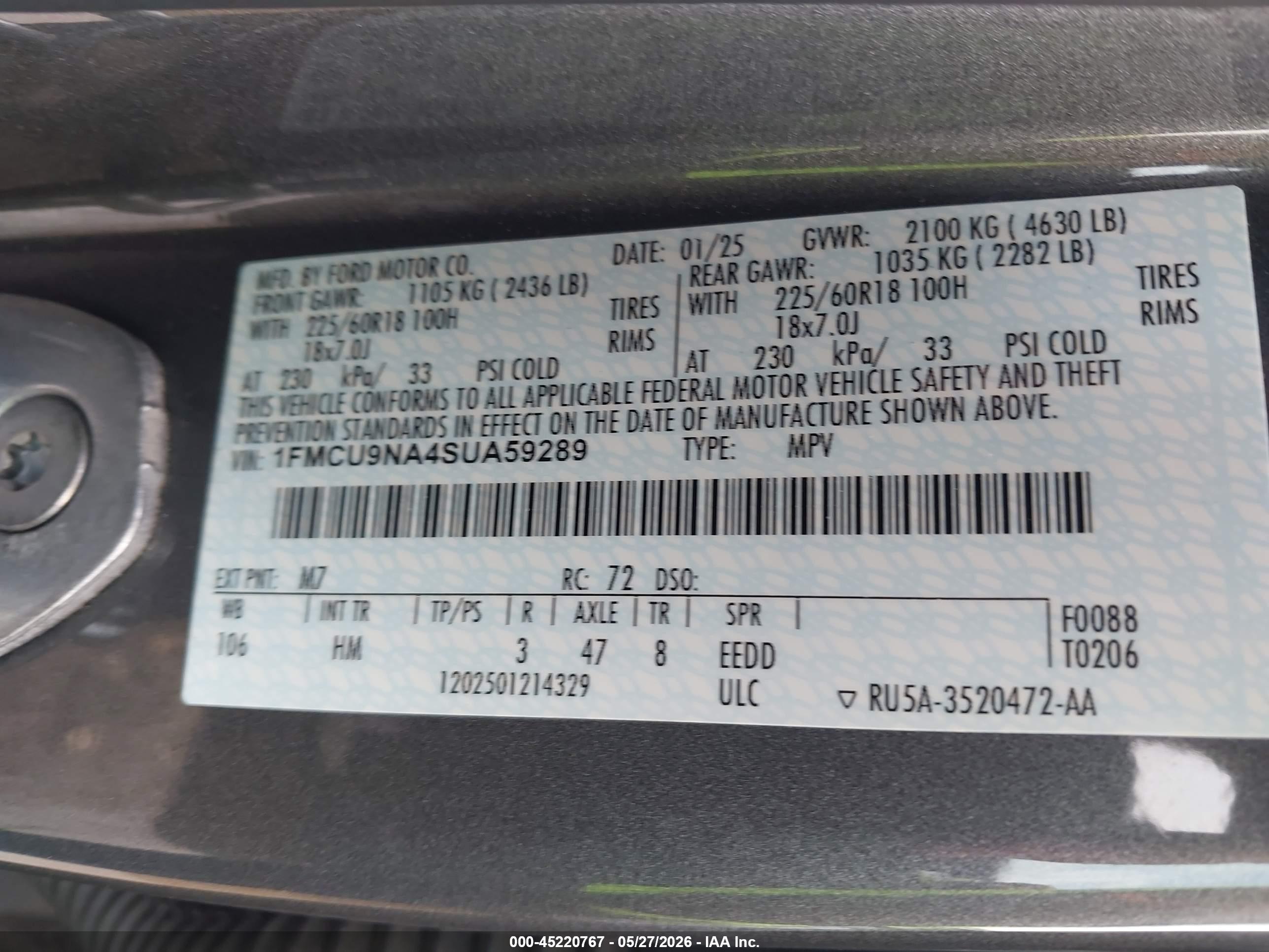 FORD ESCAPE image 9