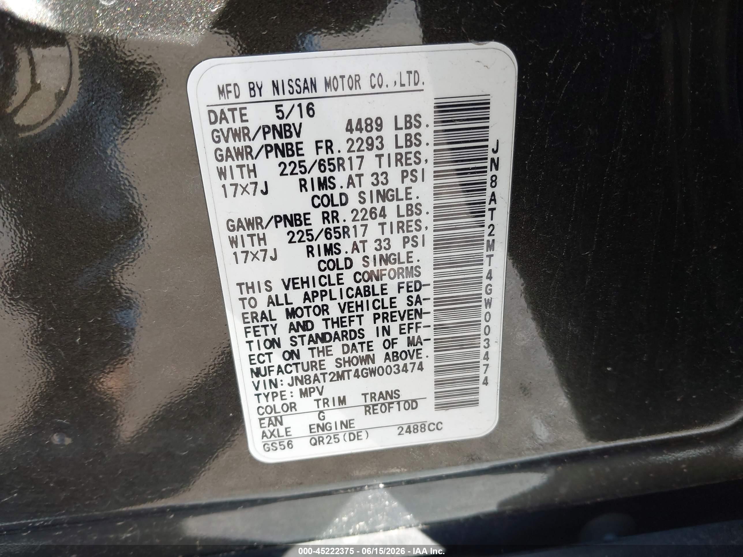 NISSAN ROGUE image 9