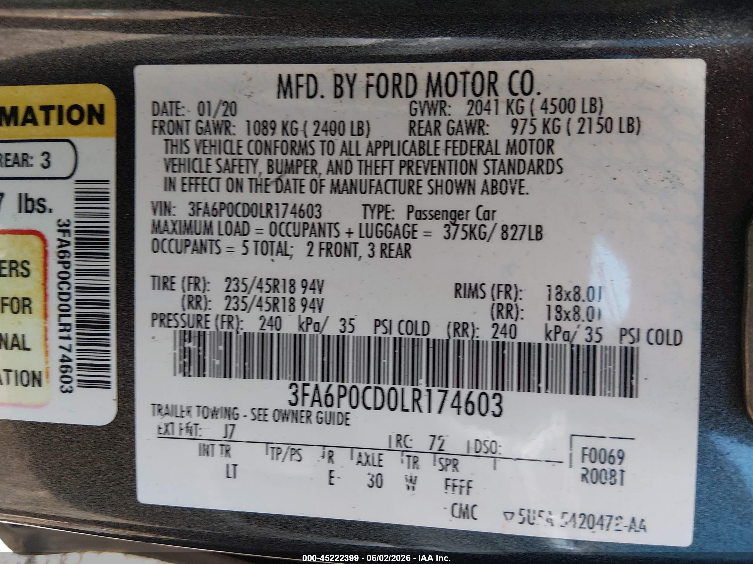FORD FUSION image 9