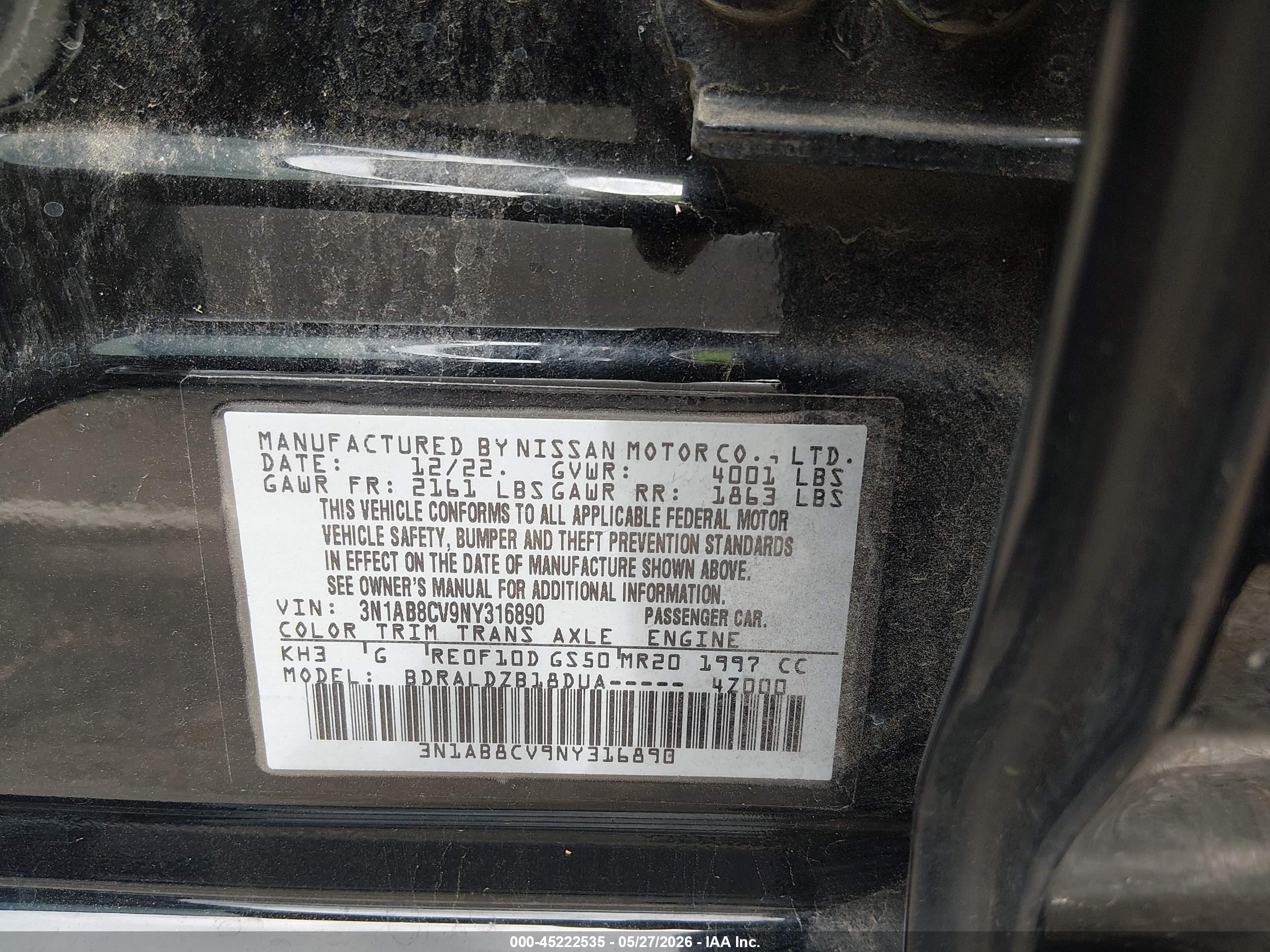 NISSAN SENTRA image 9