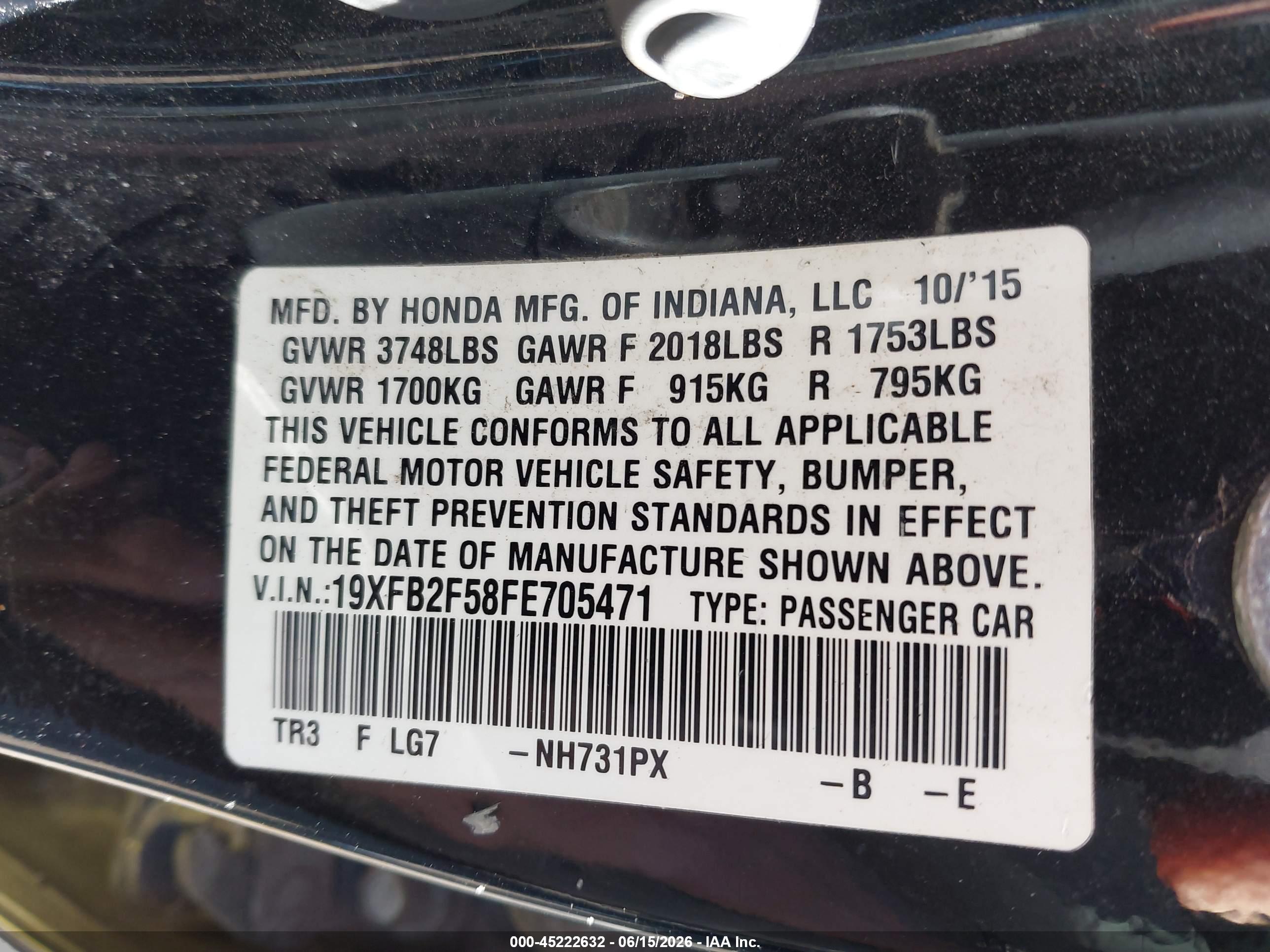 HONDA CIVIC image 9