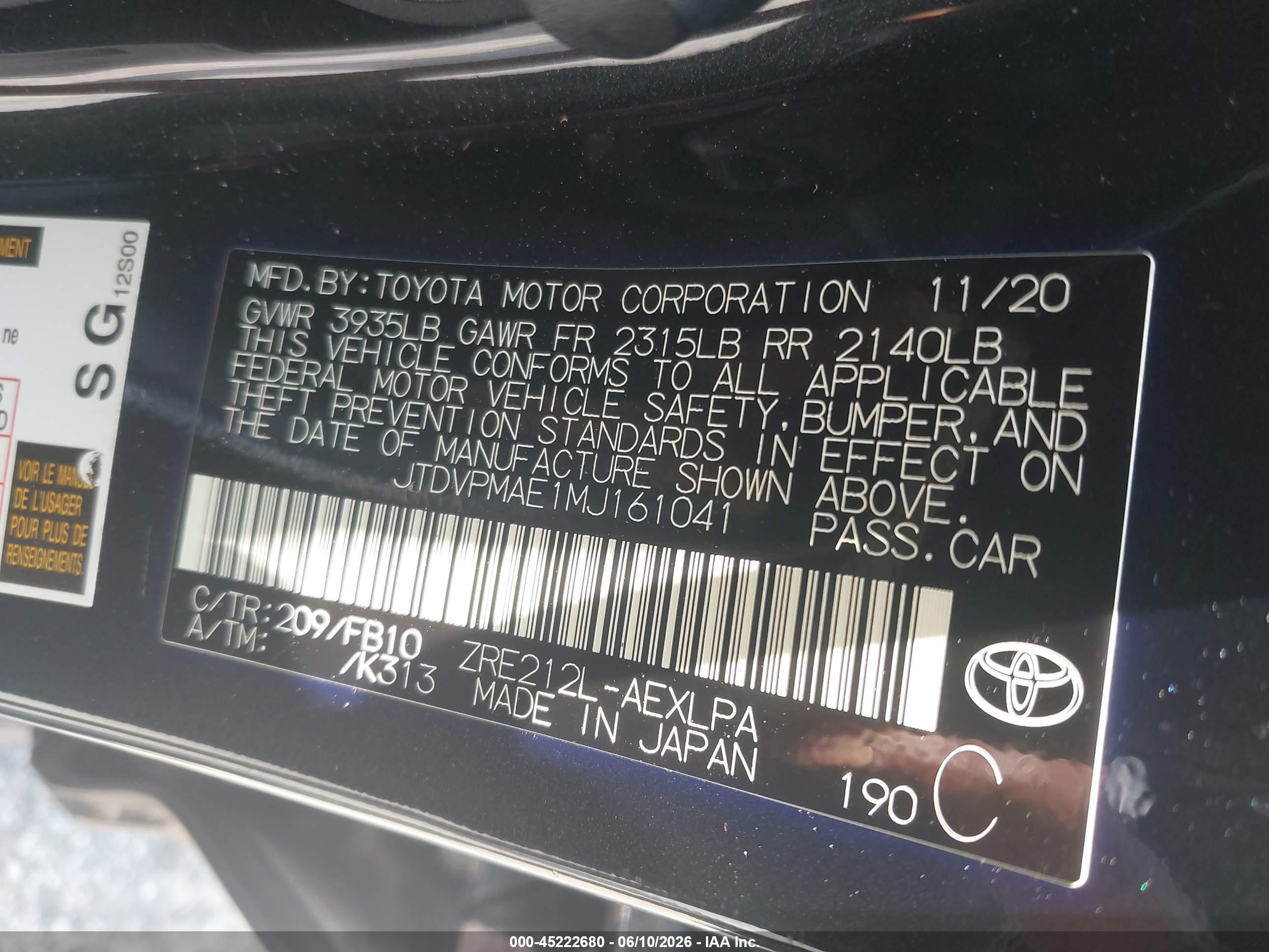 TOYOTA COROLLA image 9