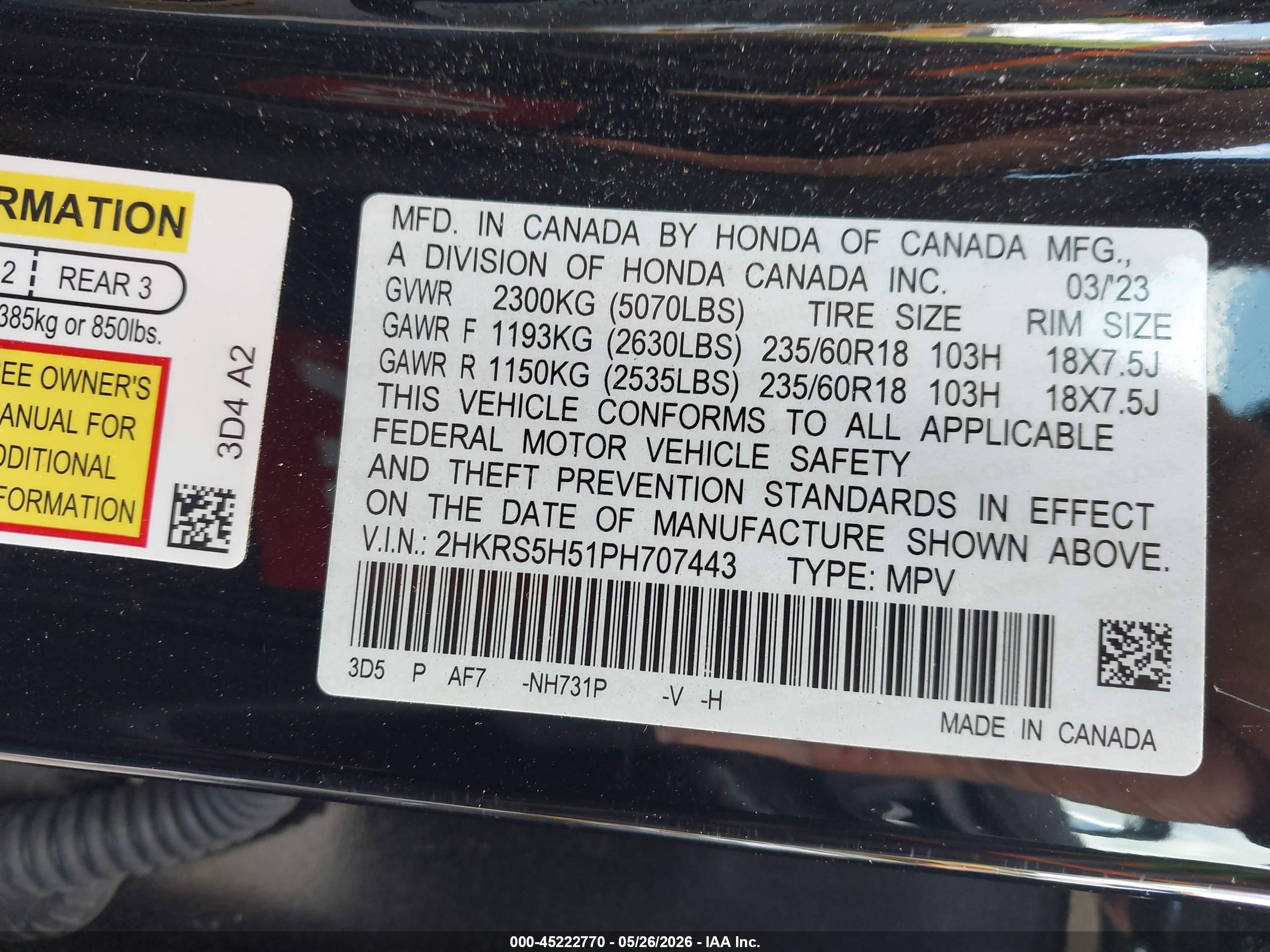 HONDA CR-V image 9