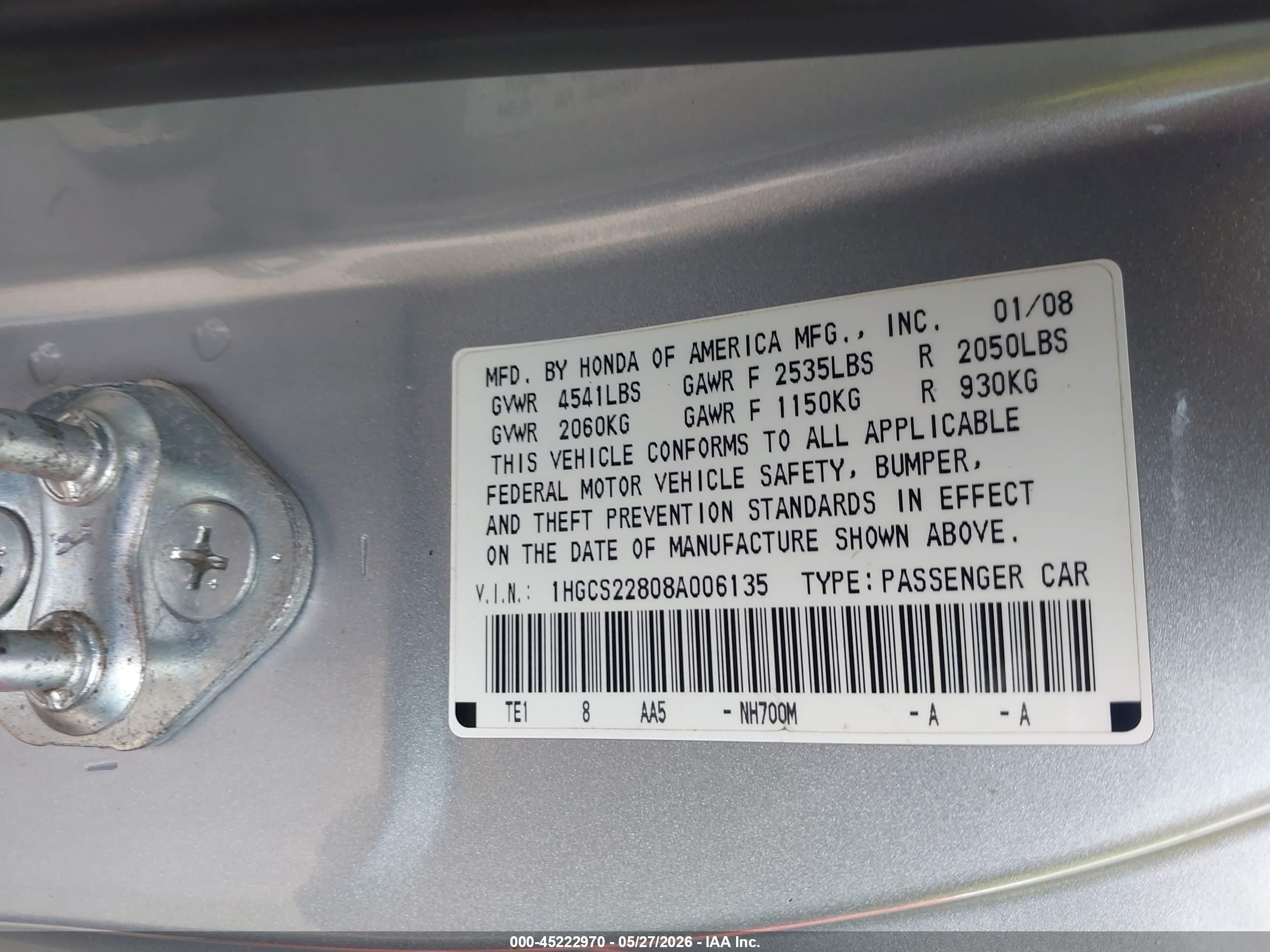 HONDA ACCORD image 9