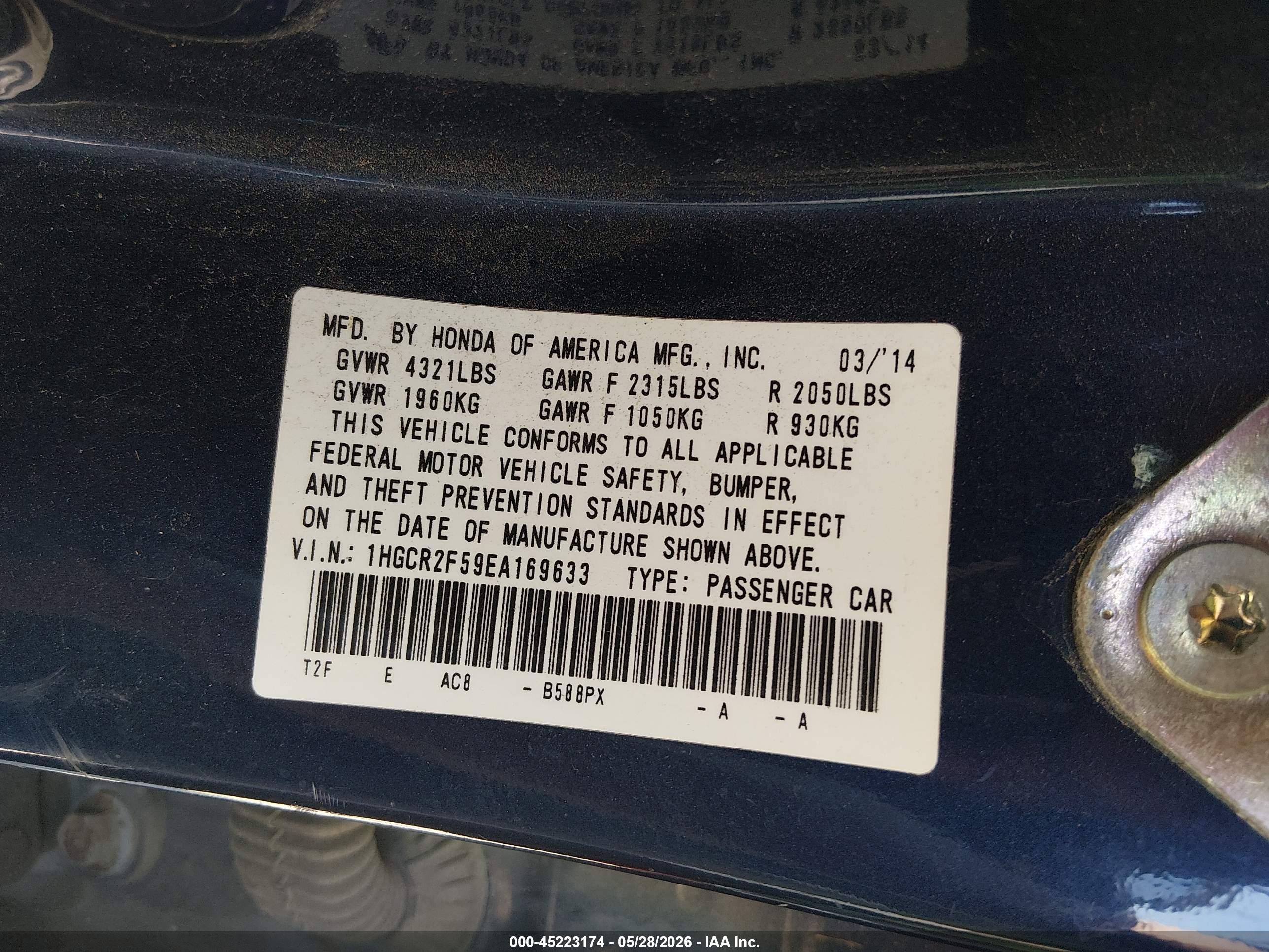 HONDA ACCORD image 9