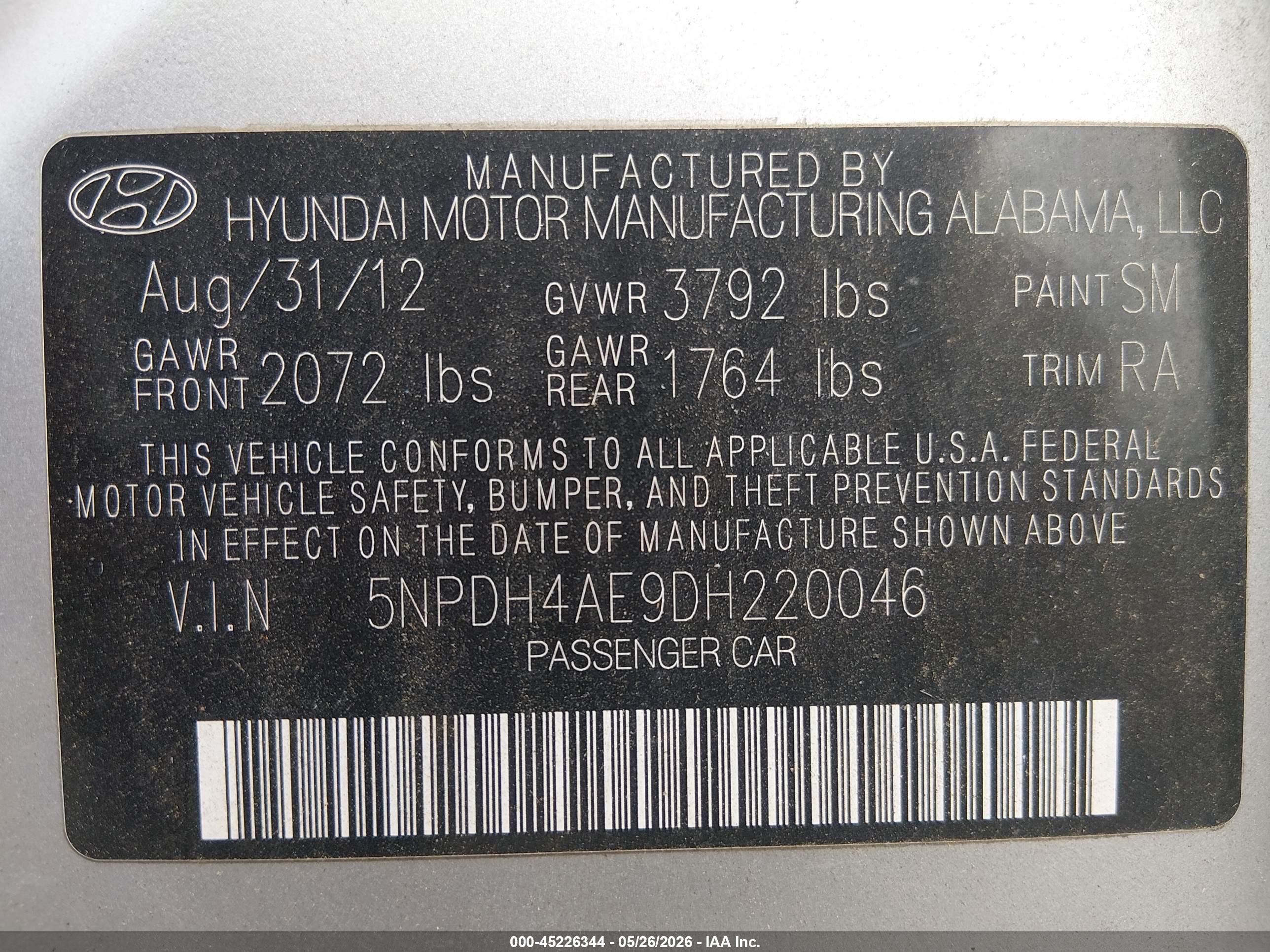 HYUNDAI ELANTRA image 9