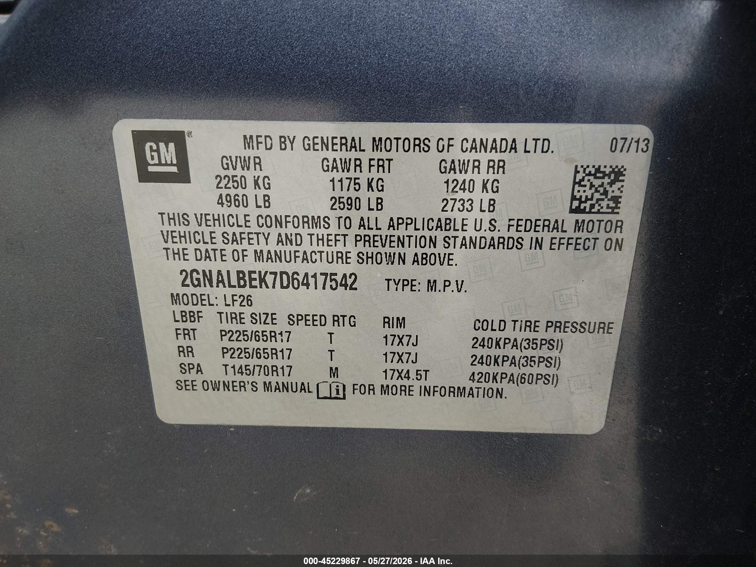 CHEVROLET EQUINOX image 9