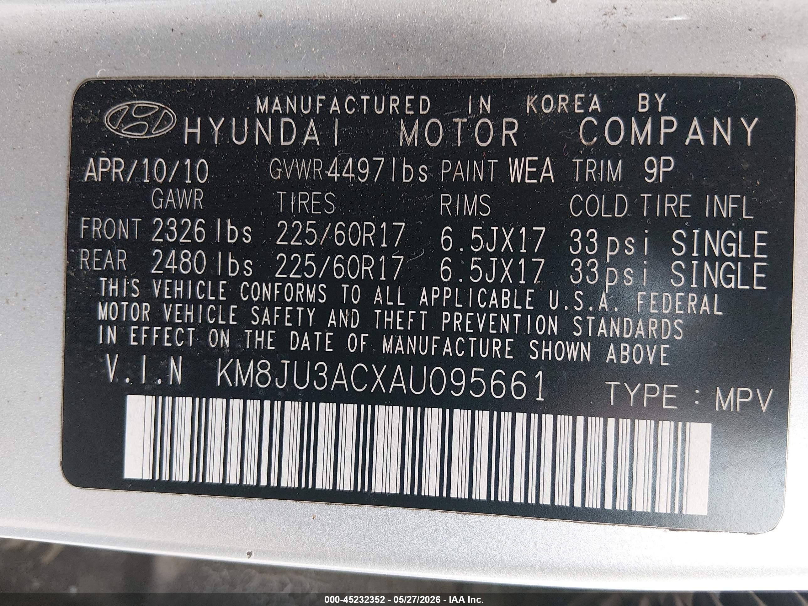HYUNDAI TUCSON image 9