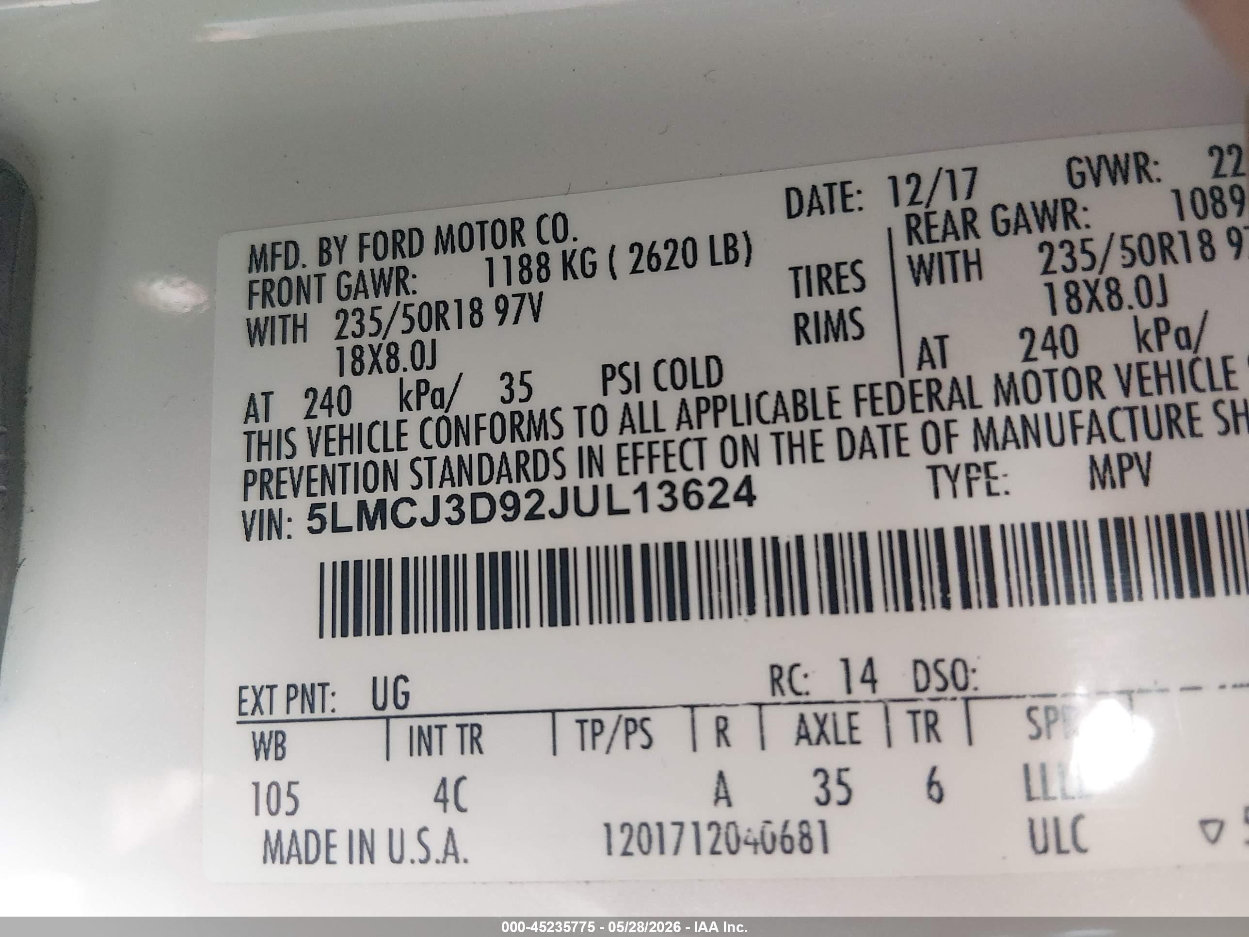 LINCOLN MKC image 9