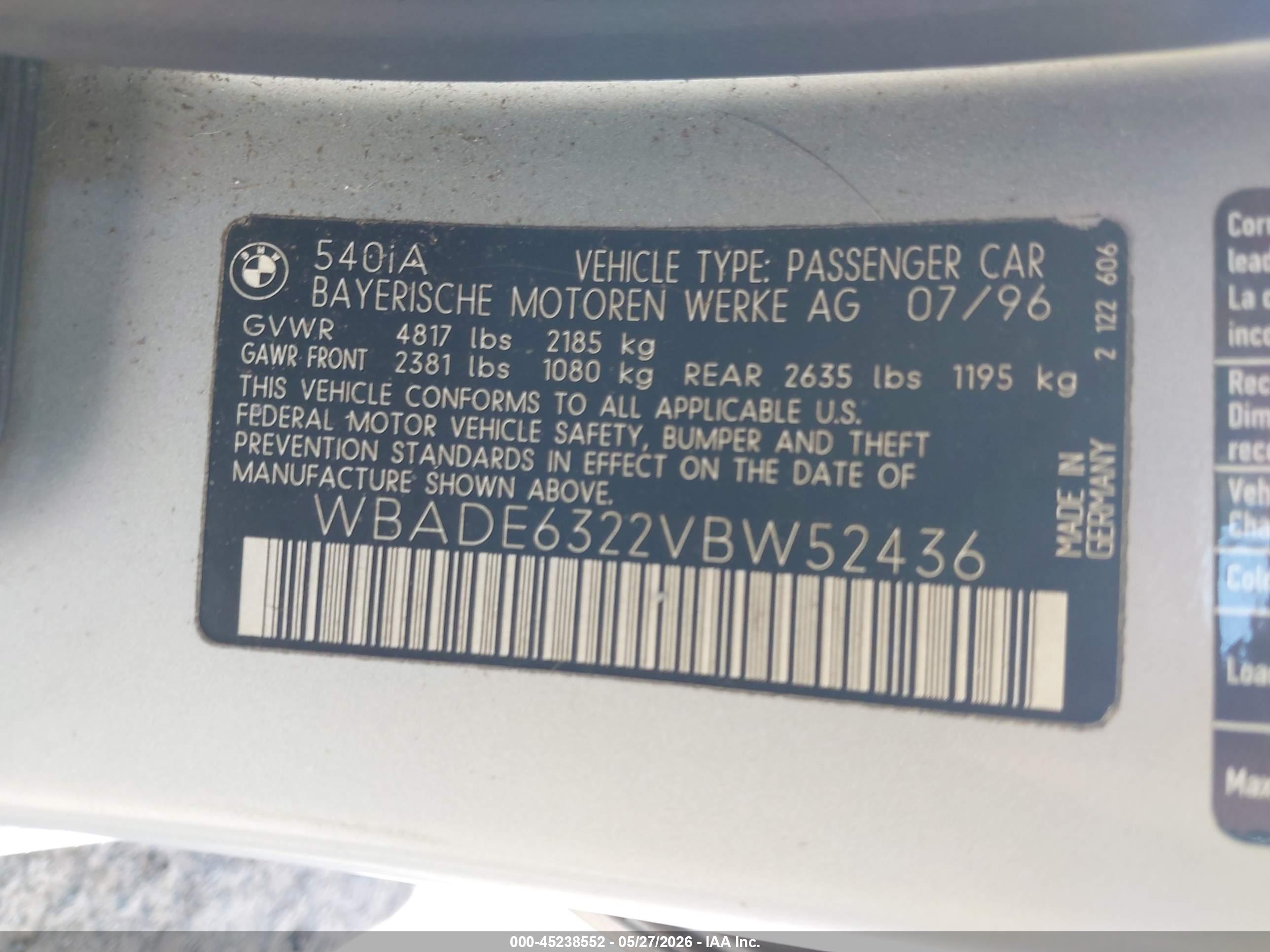 BMW 540IA image 9