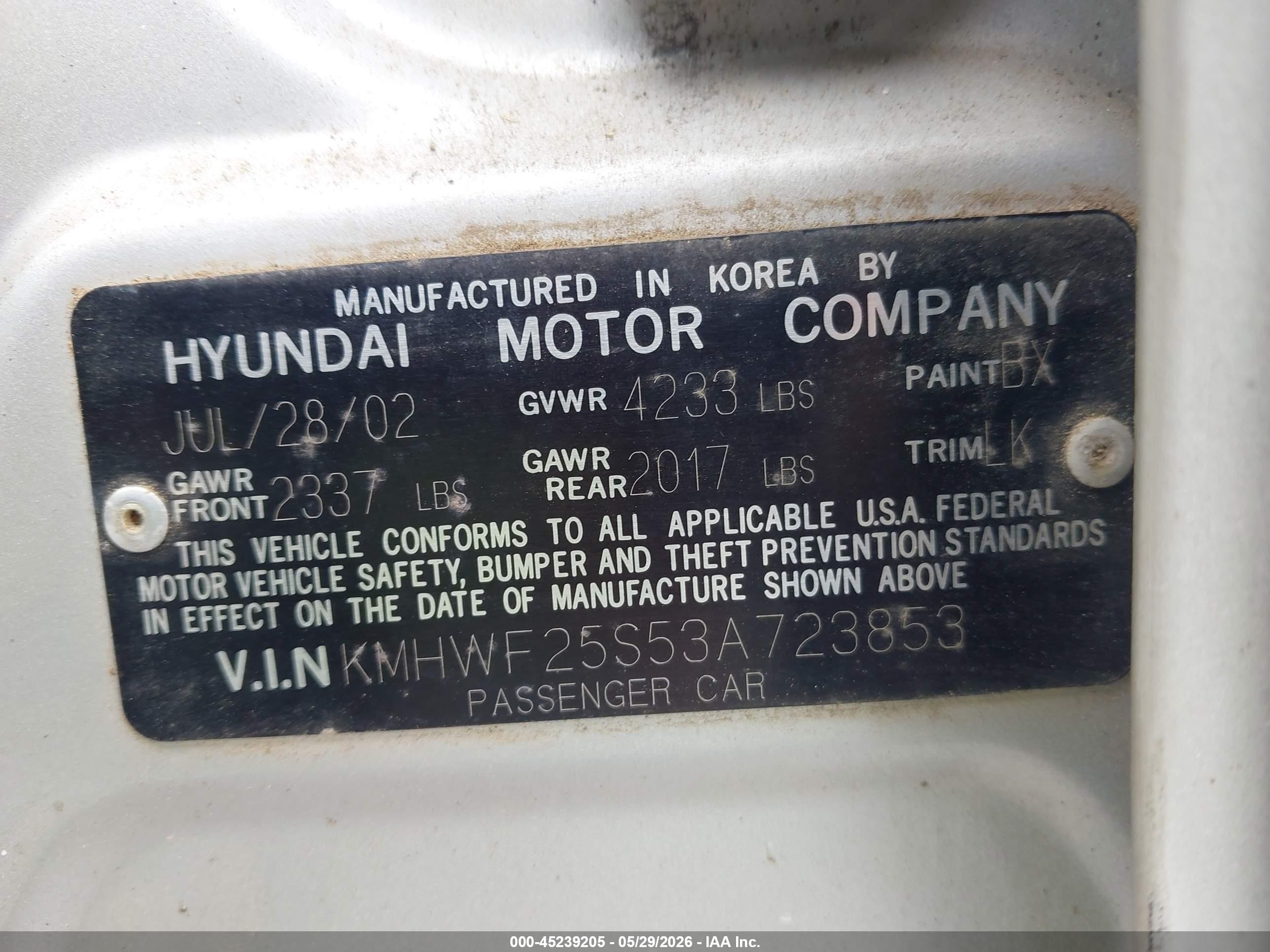 HYUNDAI SONATA image 9