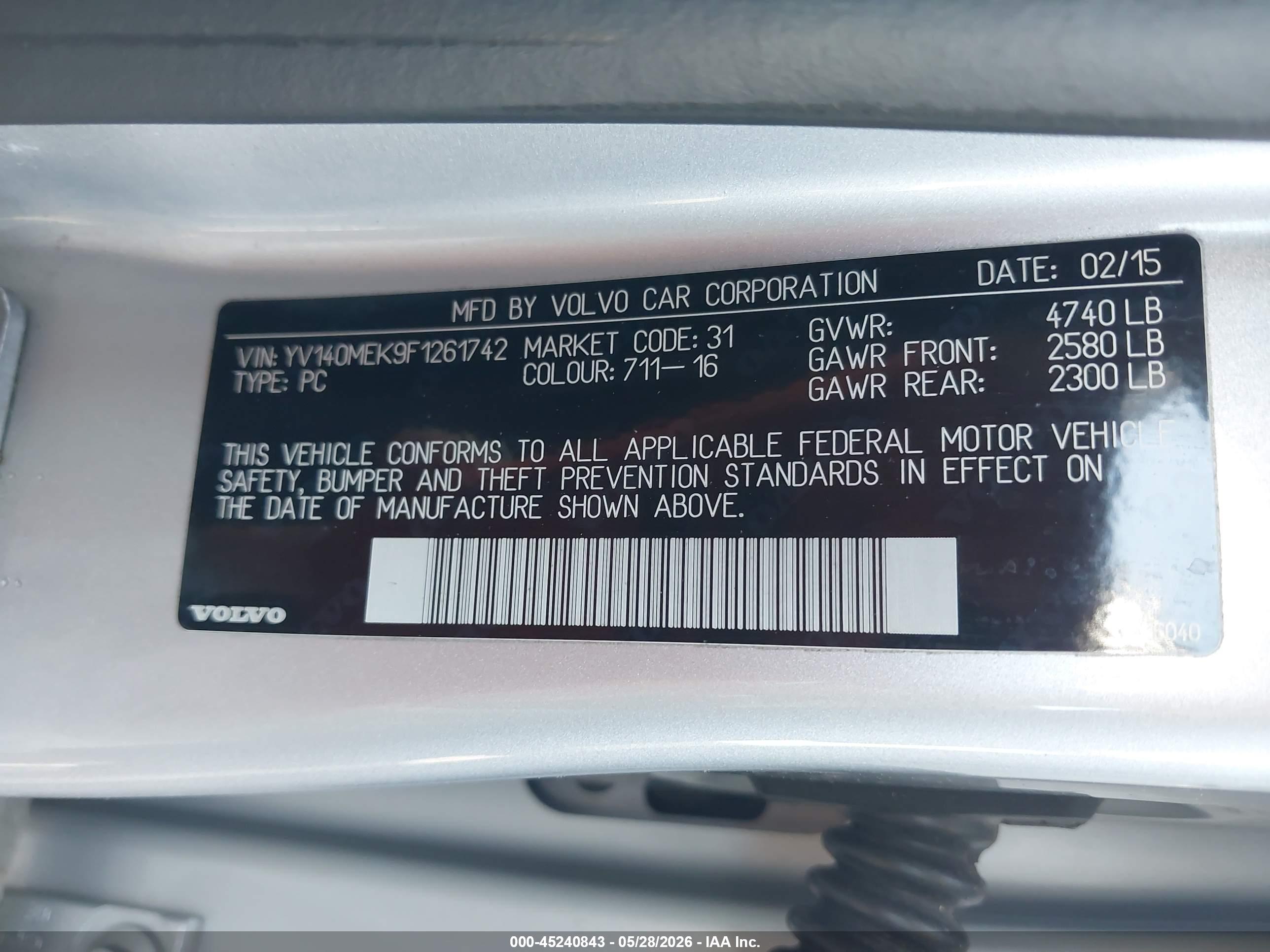 VOLVO V60 image 9