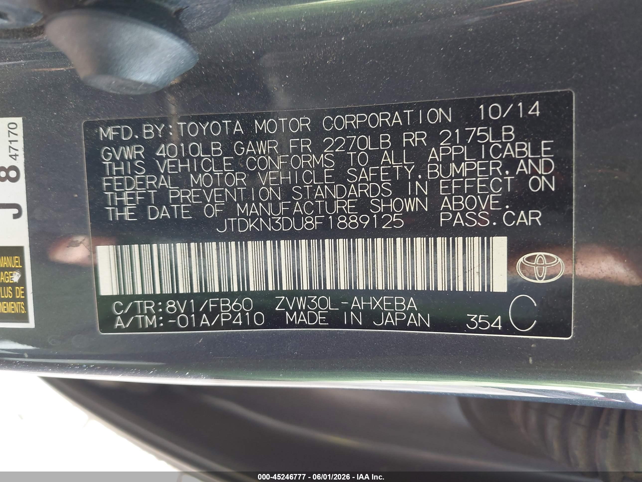 TOYOTA PRIUS image 9