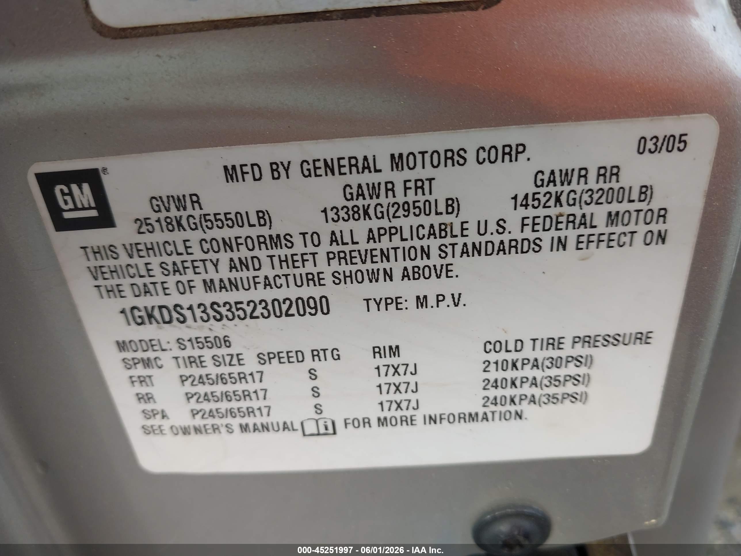 GMC ENVOY image 9