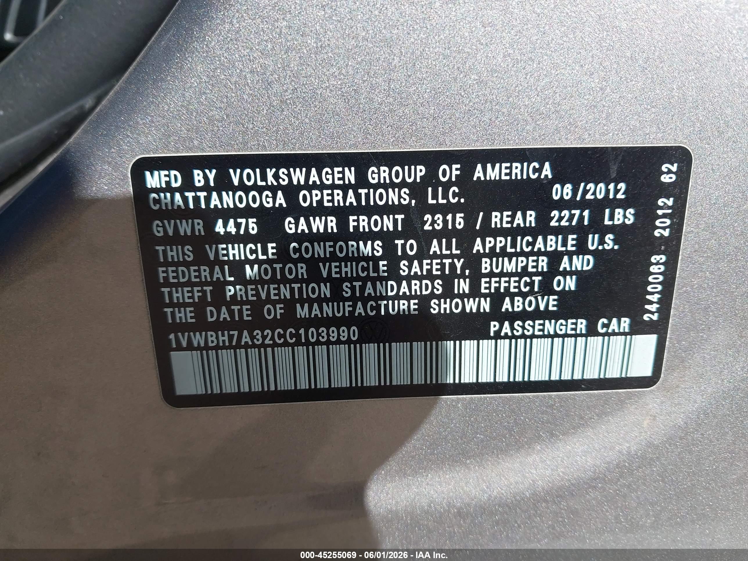 VOLKSWAGEN PASSAT image 9