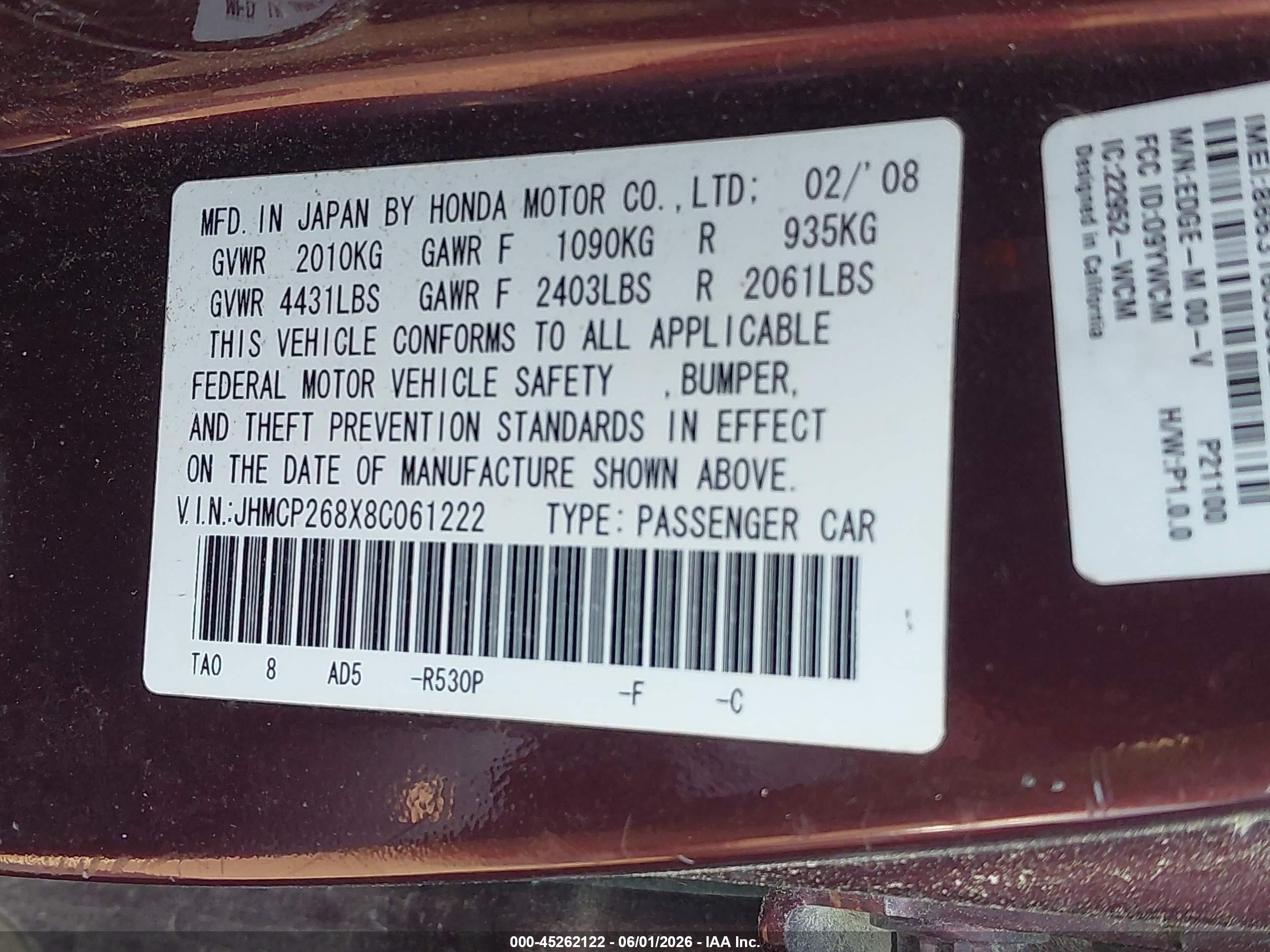 HONDA ACCORD image 9