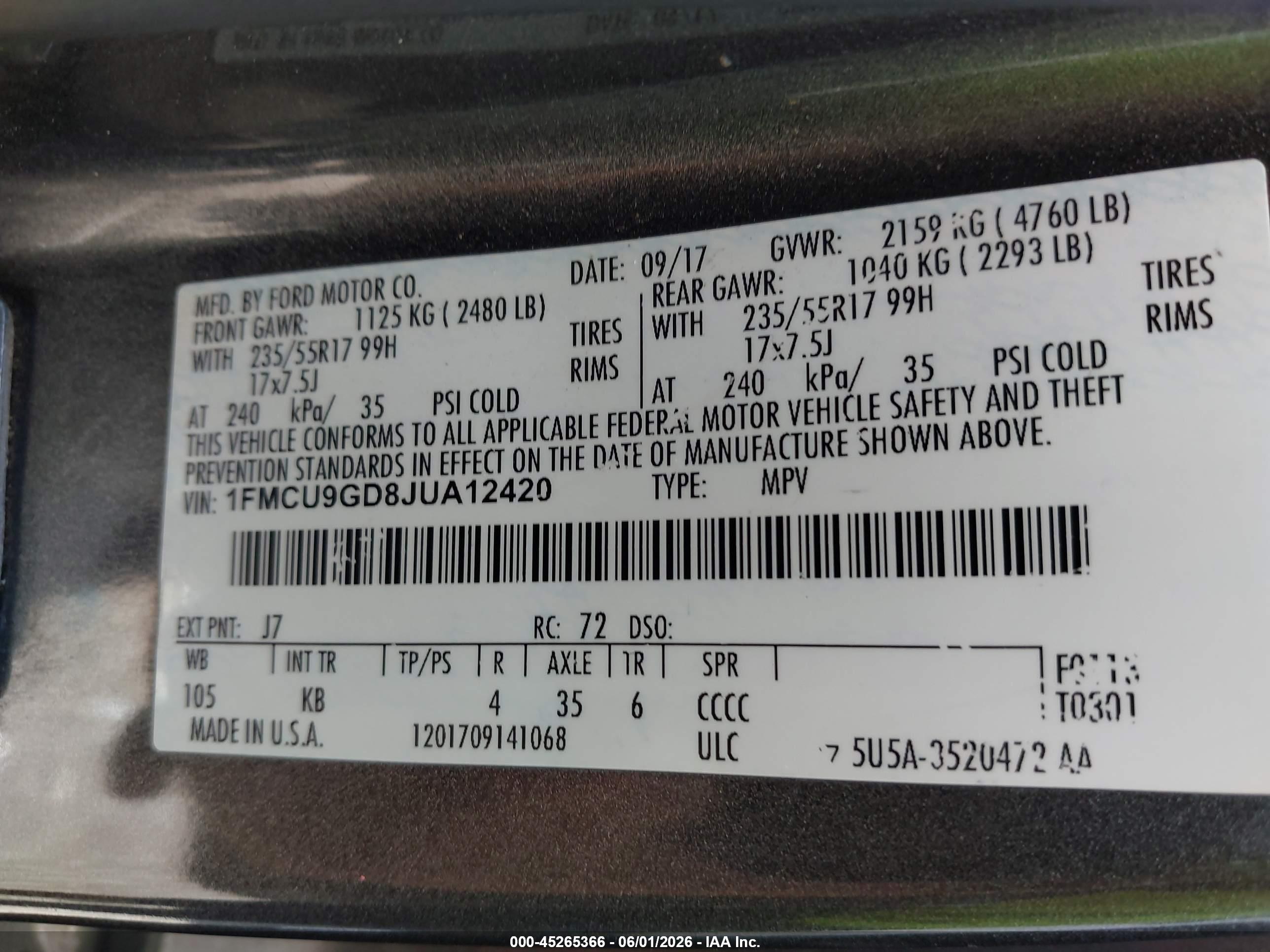 FORD ESCAPE image 9