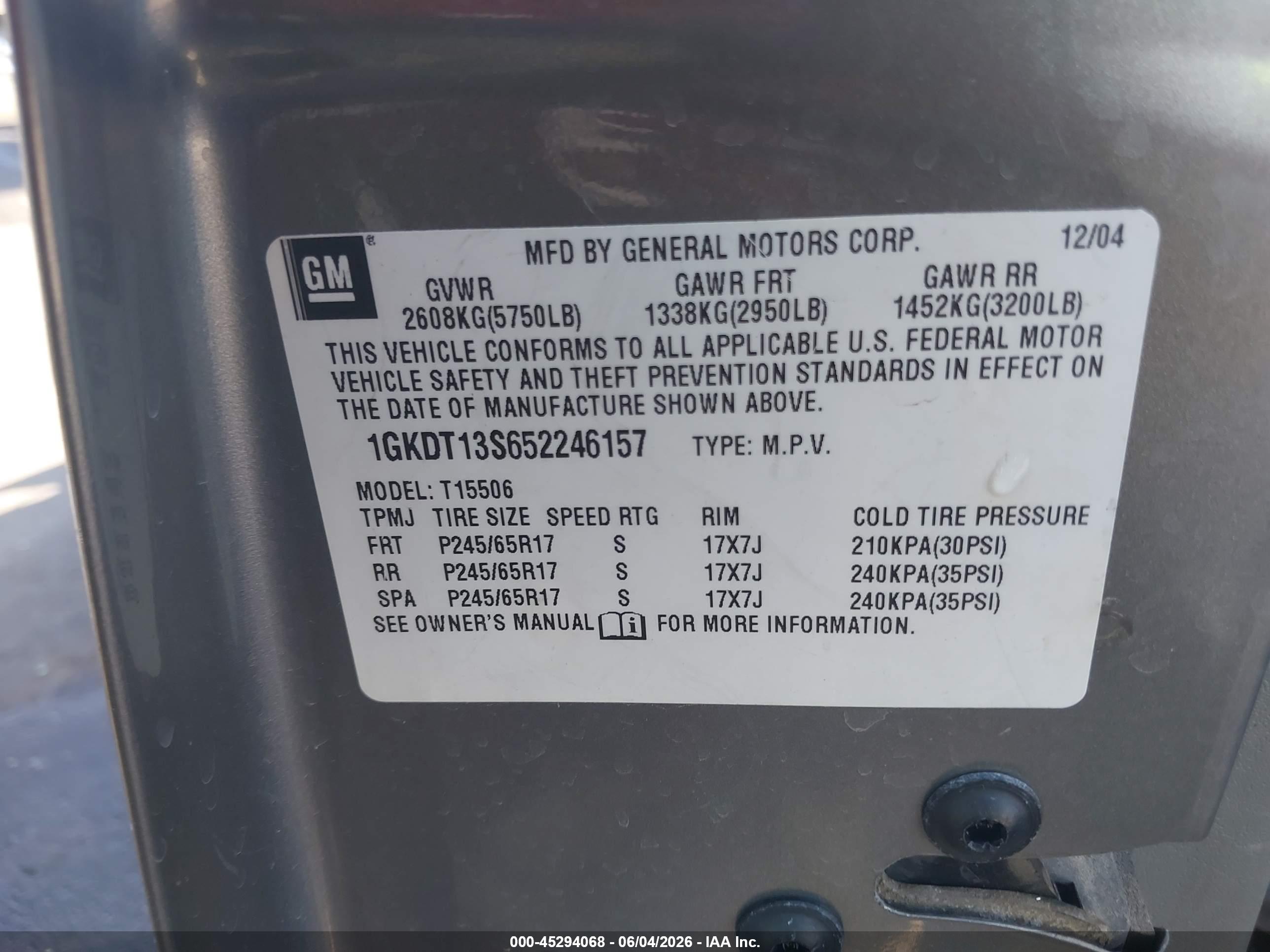 GMC ENVOY image 9