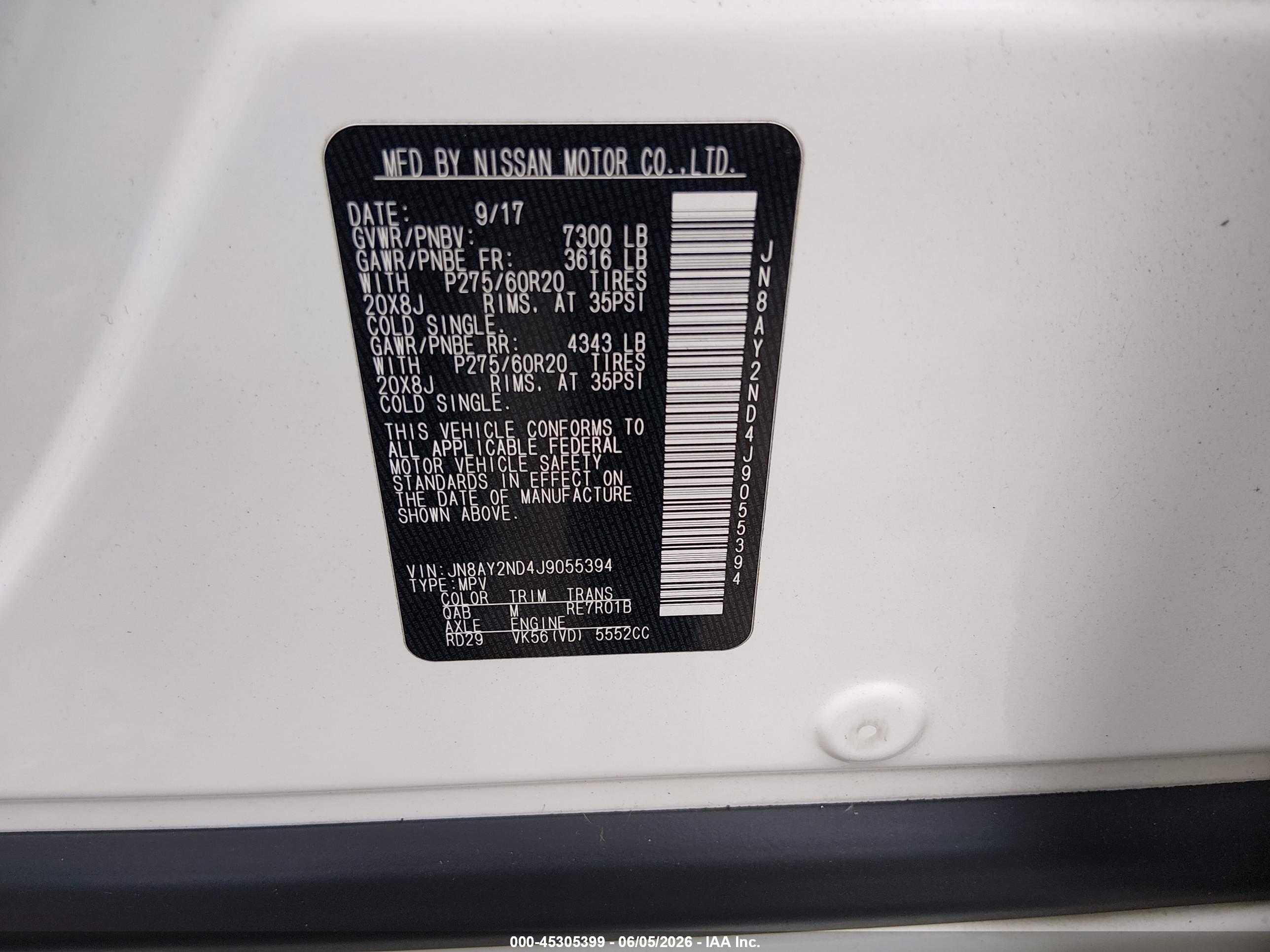 NISSAN ARMADA image 9