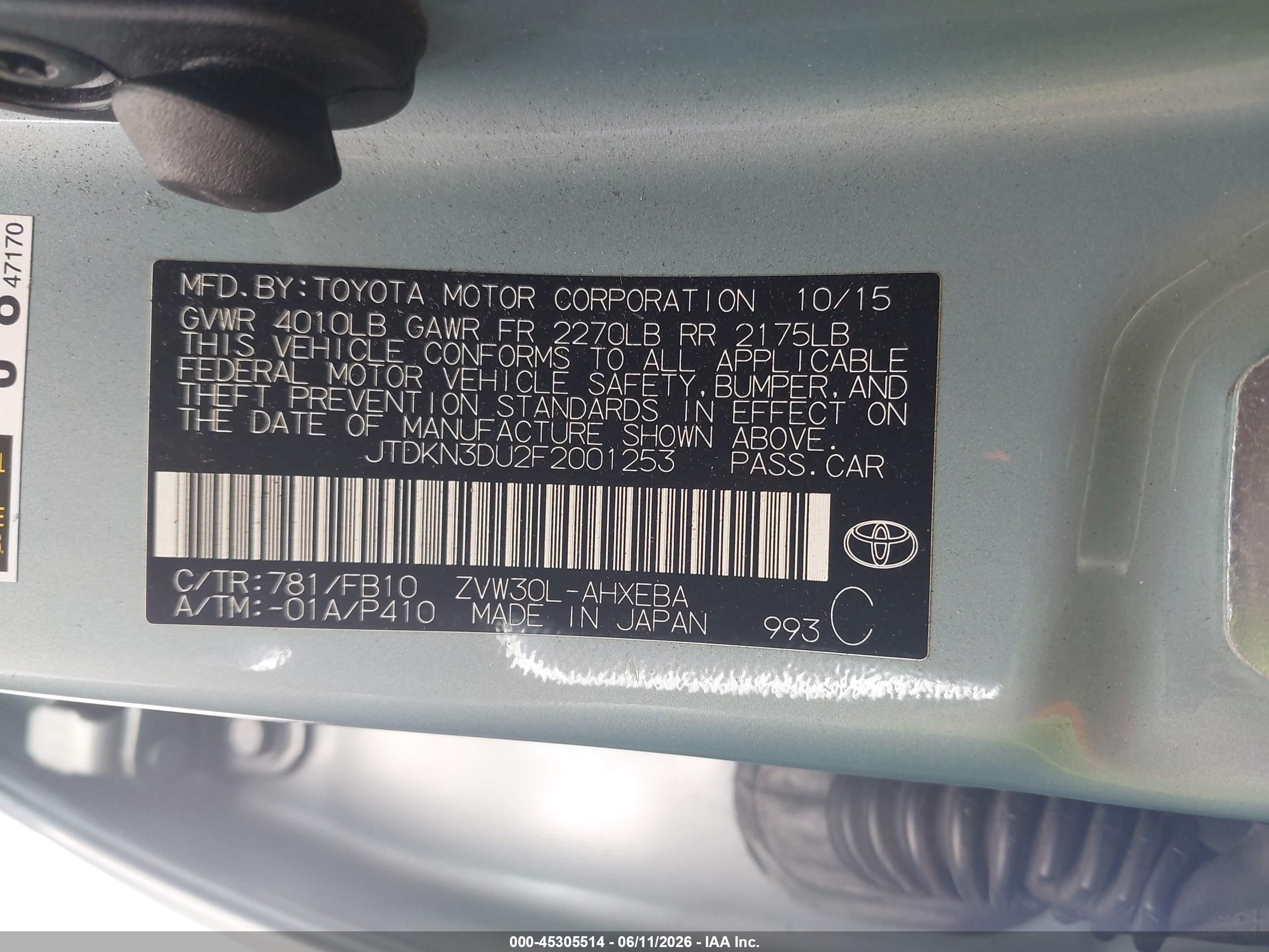 TOYOTA PRIUS image 9