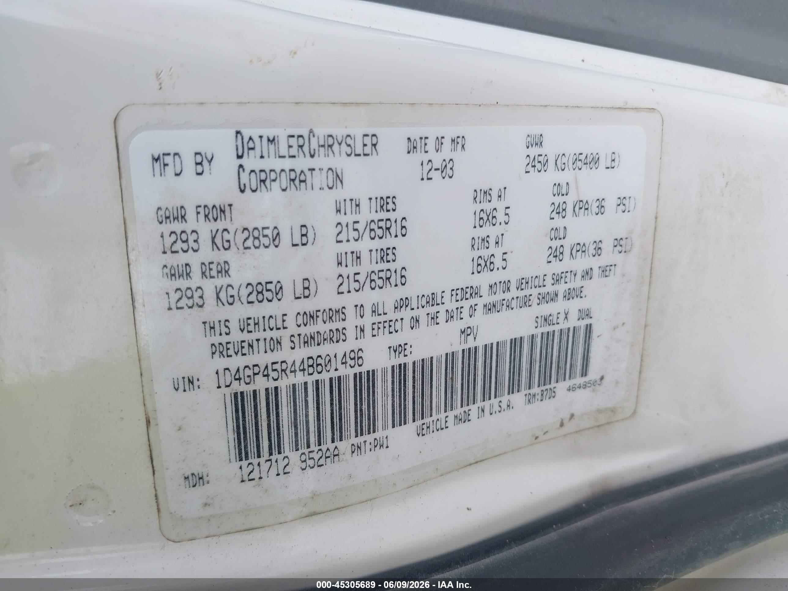 DODGE CARAVAN image 9