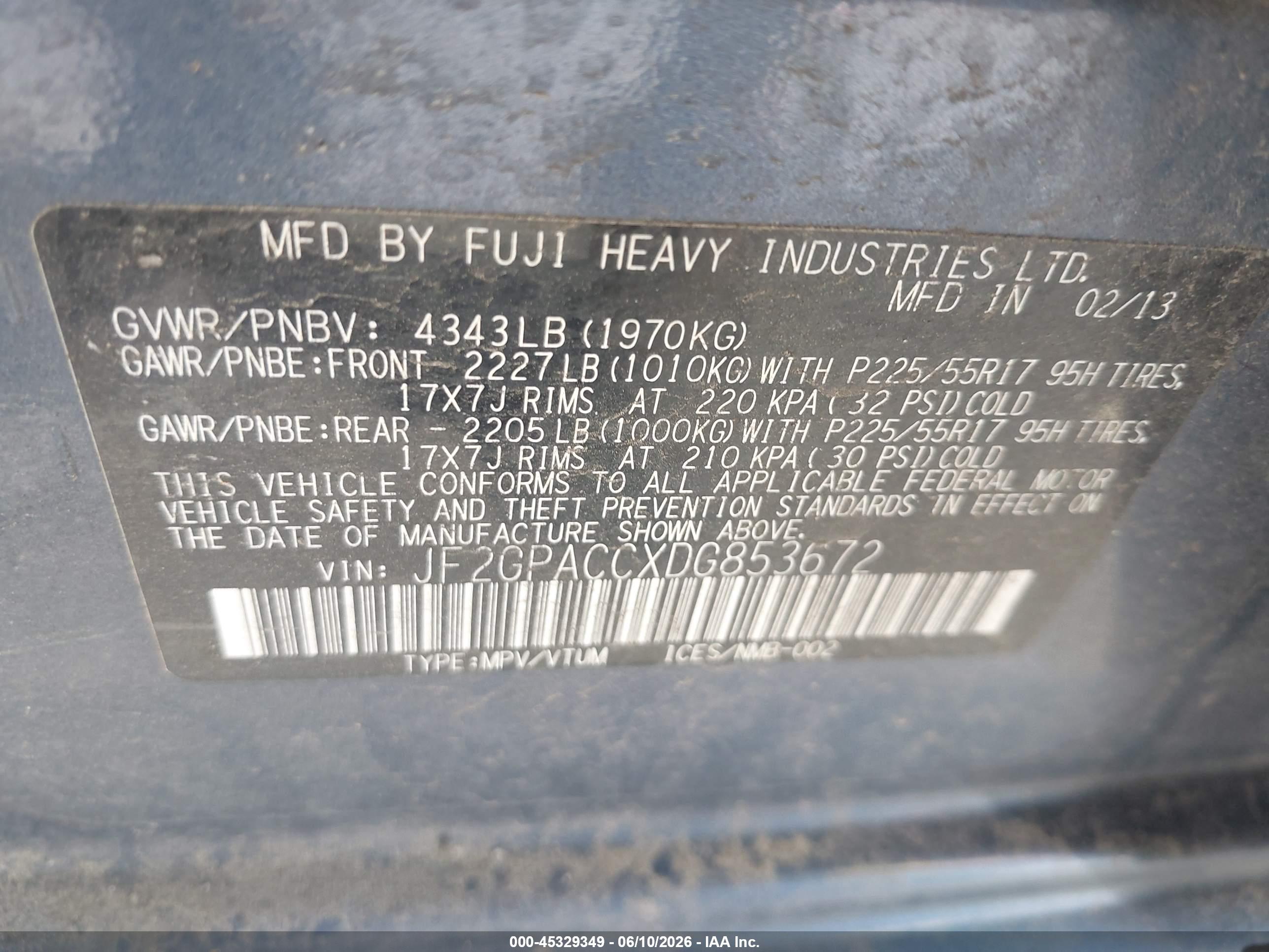 SUBARU XV image 9