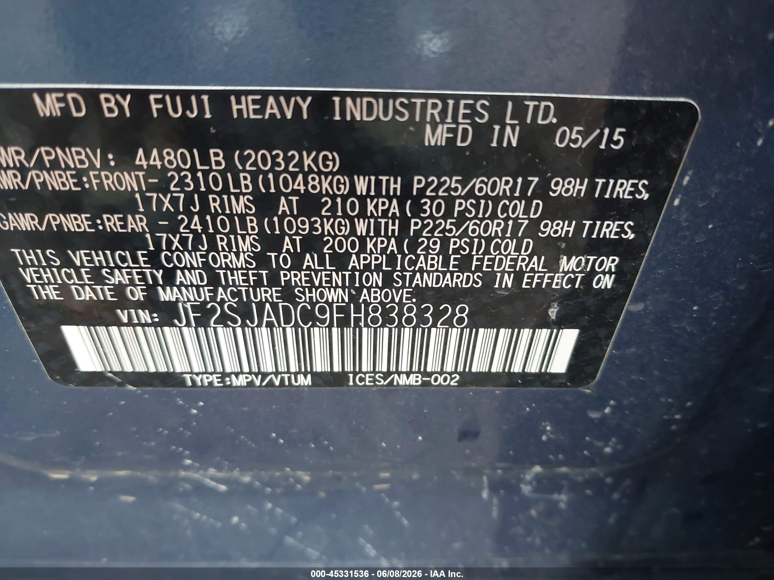 SUBARU FORESTER image 9