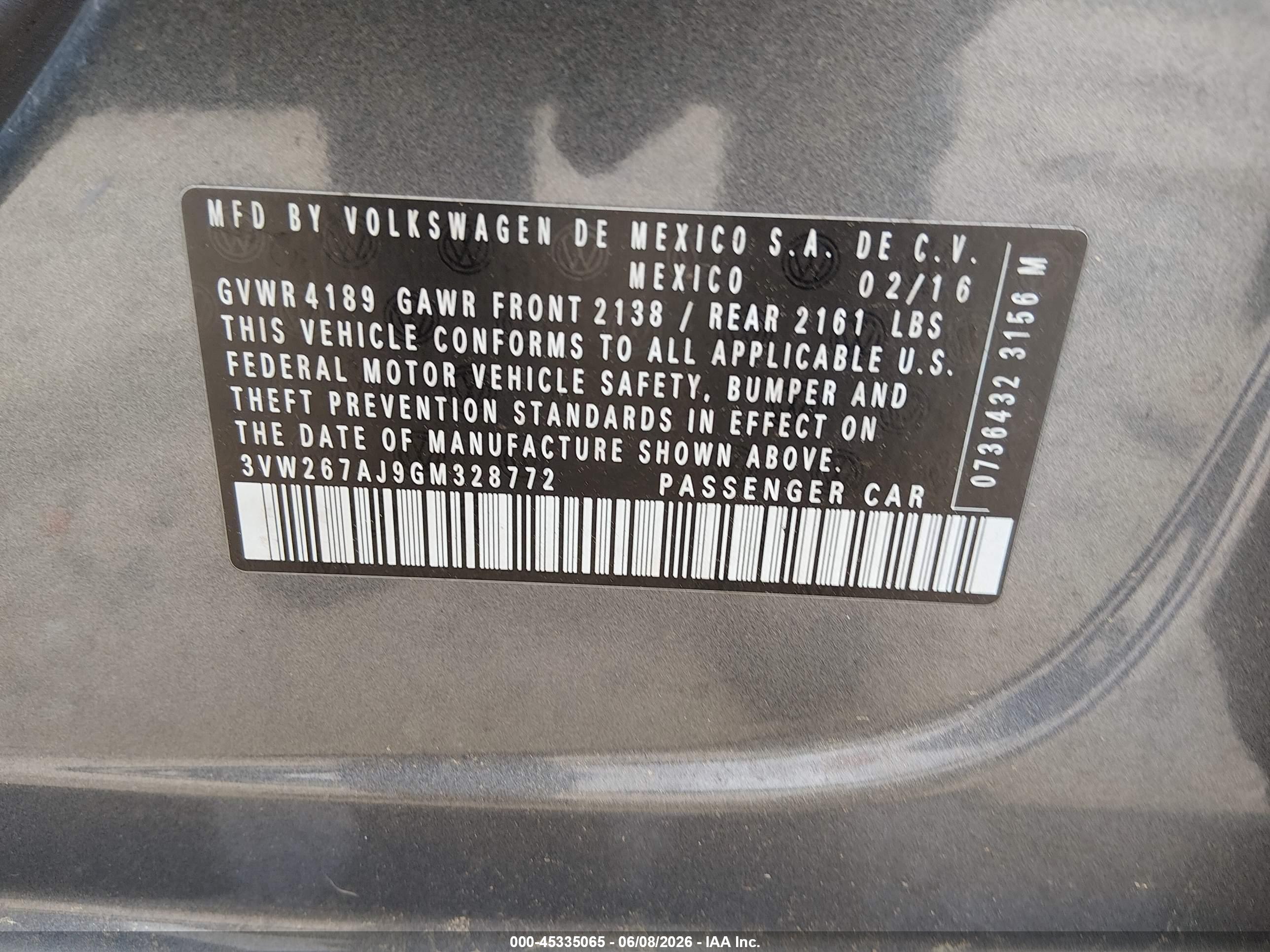 VOLKSWAGEN JETTA image 9