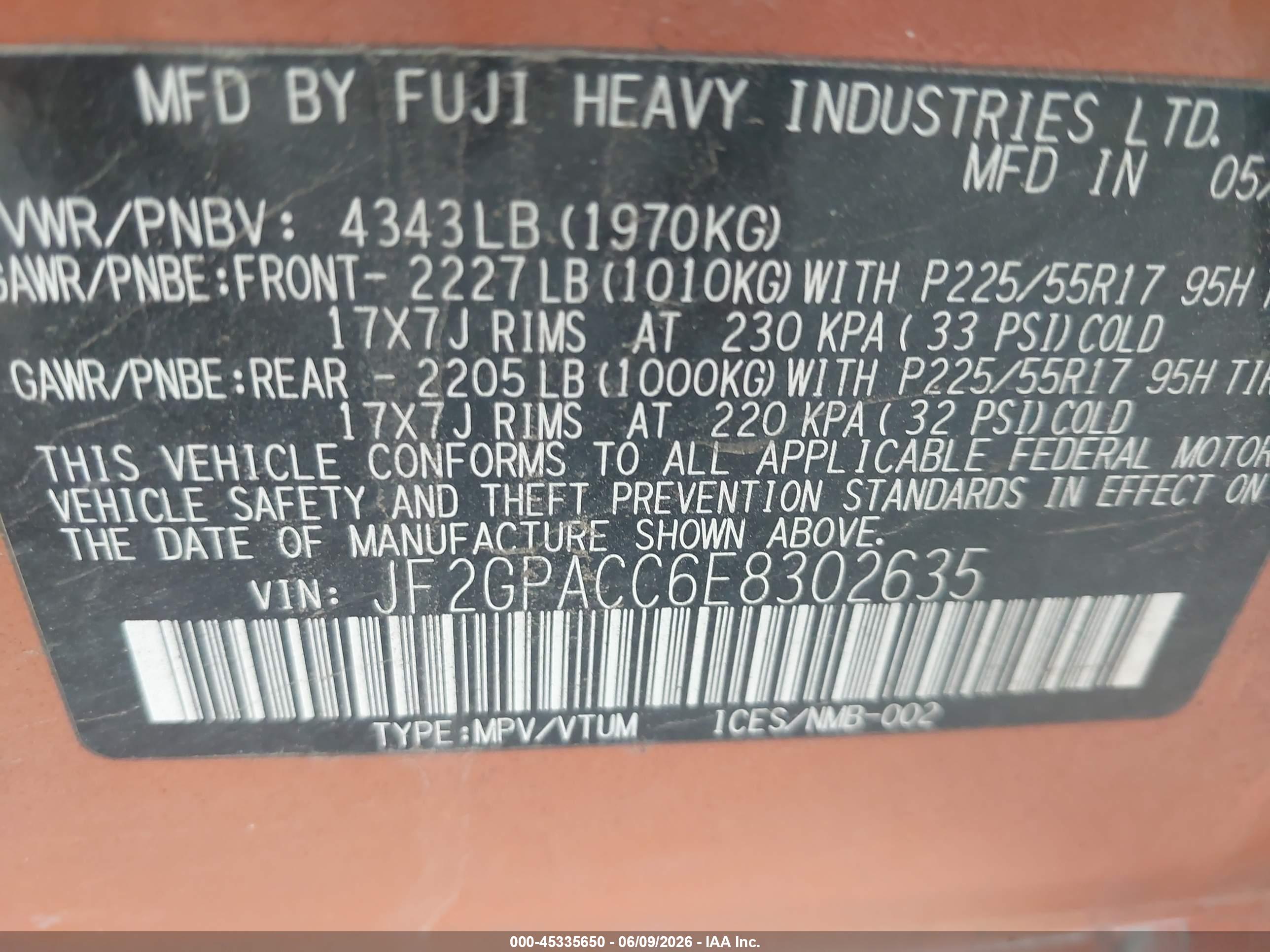 SUBARU XV image 9