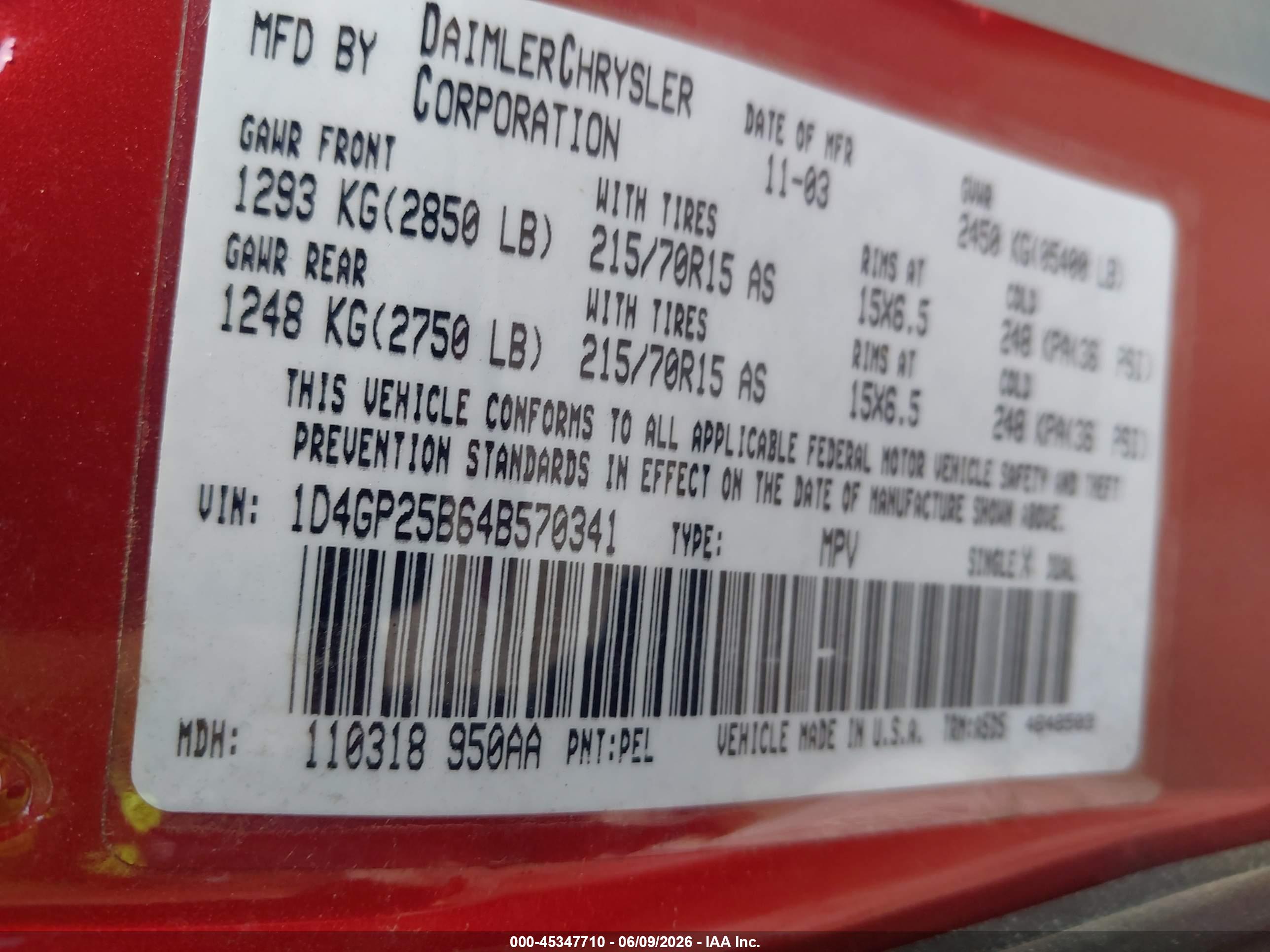 DODGE CARAVAN image 9