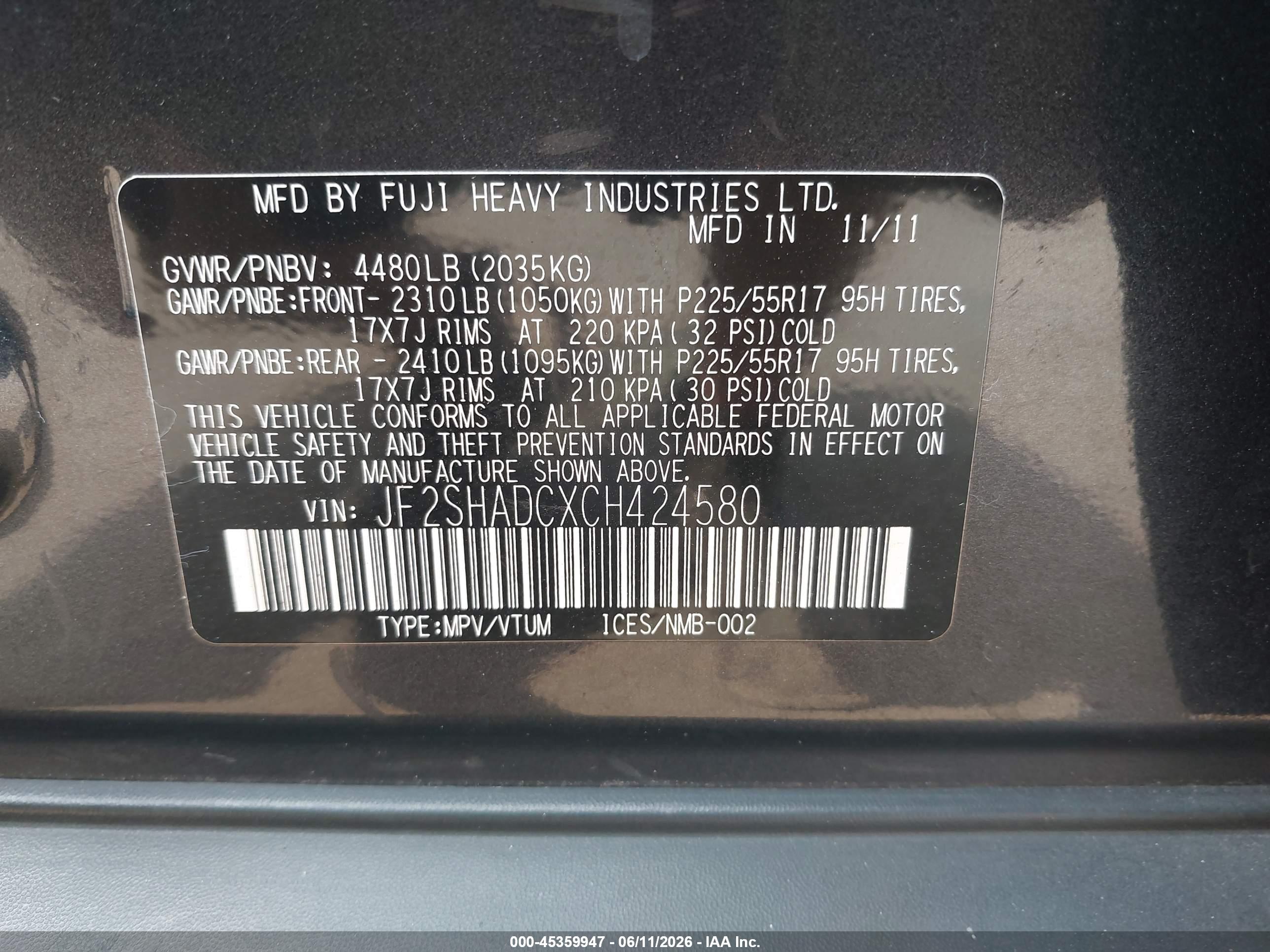 SUBARU FORESTER image 9