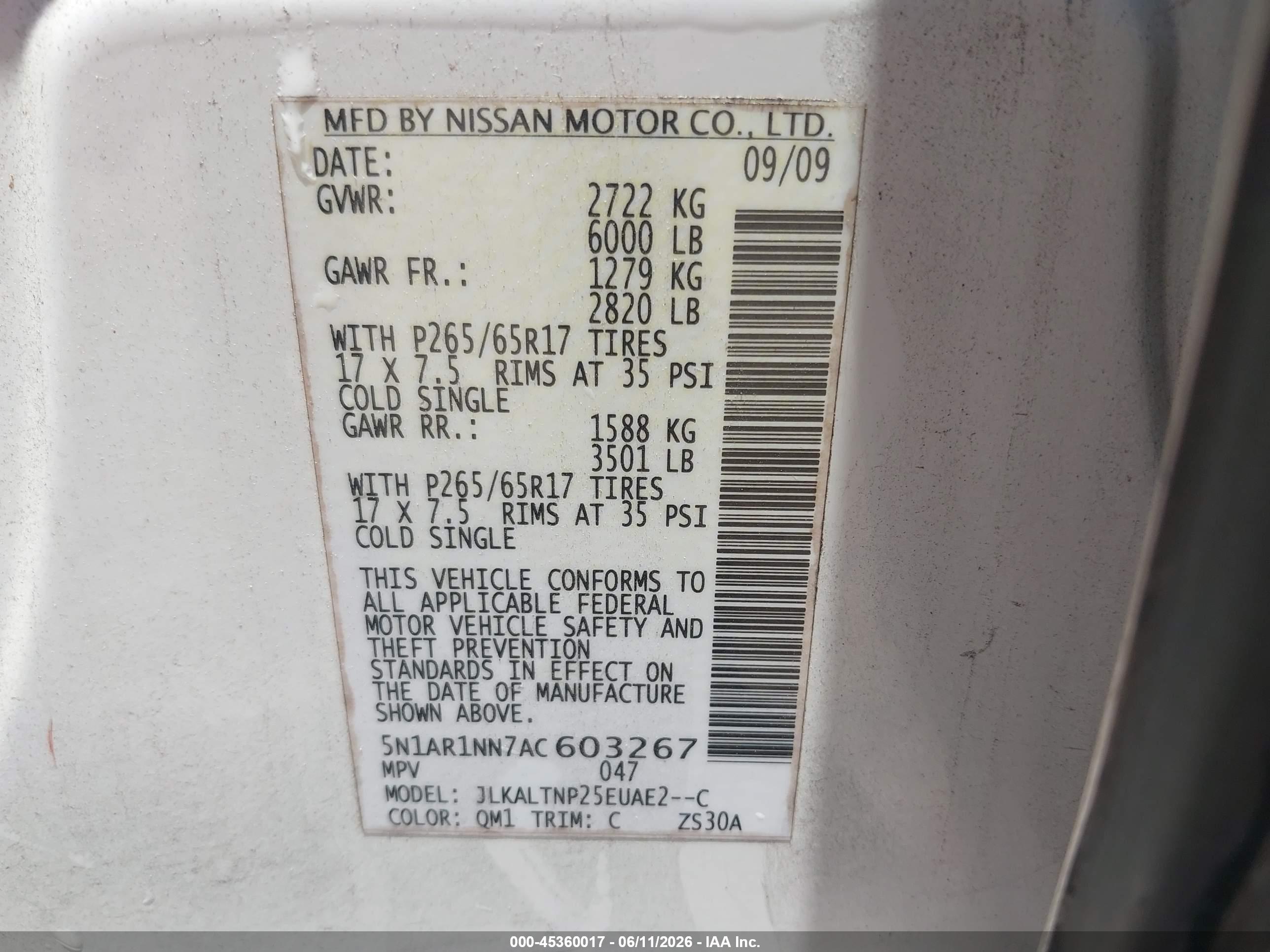 NISSAN PATHFINDER image 9