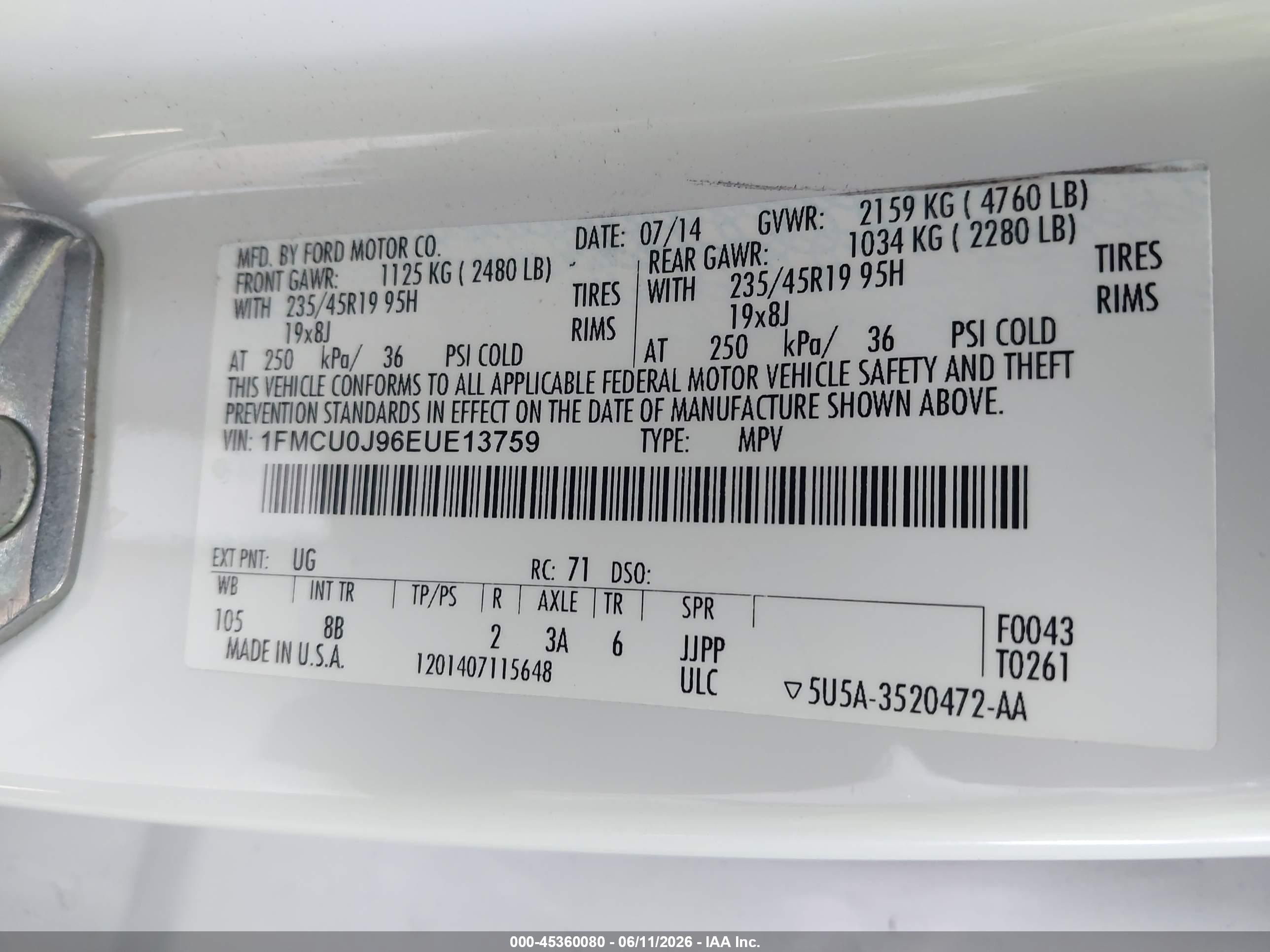 FORD ESCAPE image 9