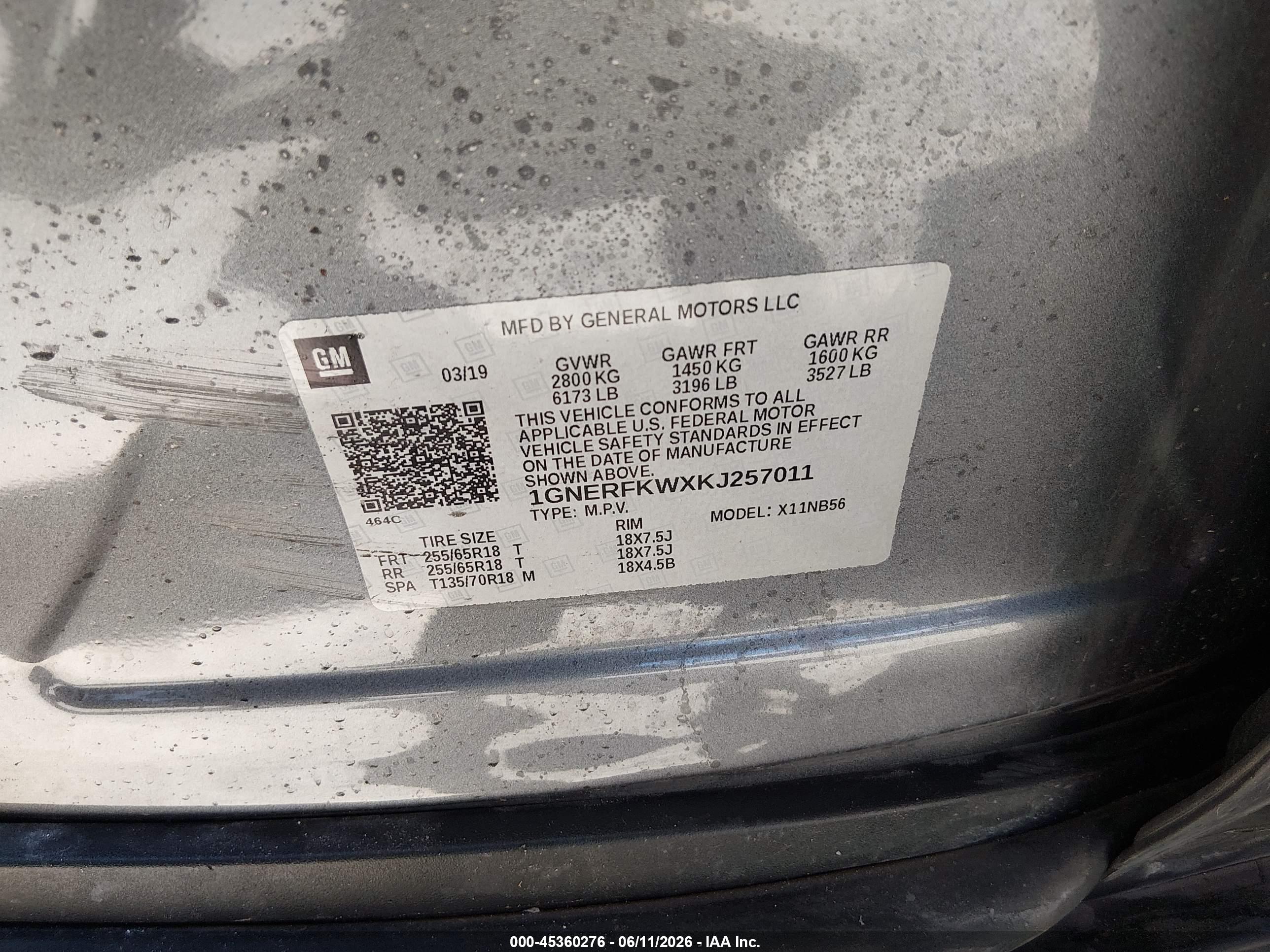 CHEVROLET TRAVERSE image 9