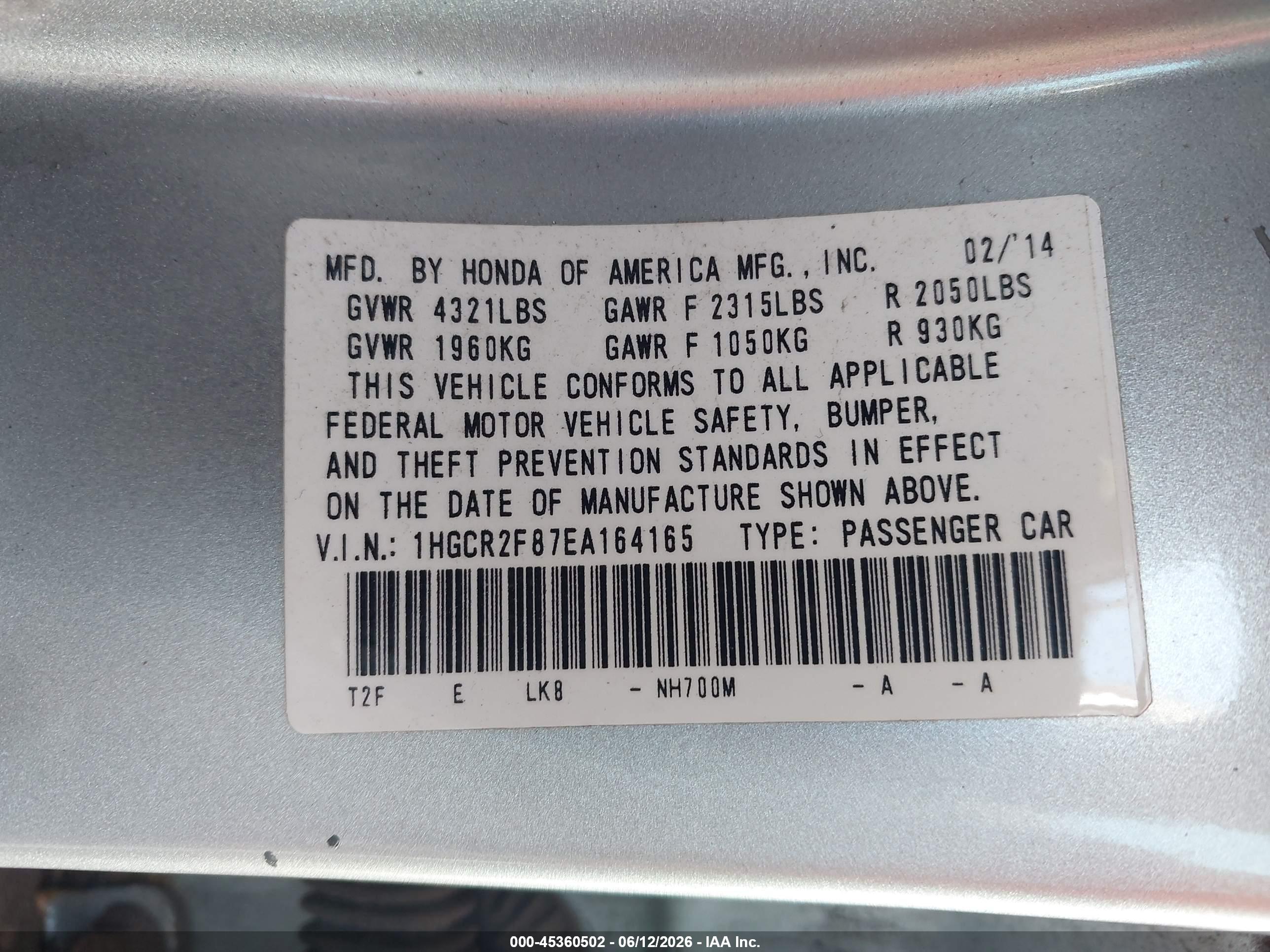 HONDA ACCORD image 9