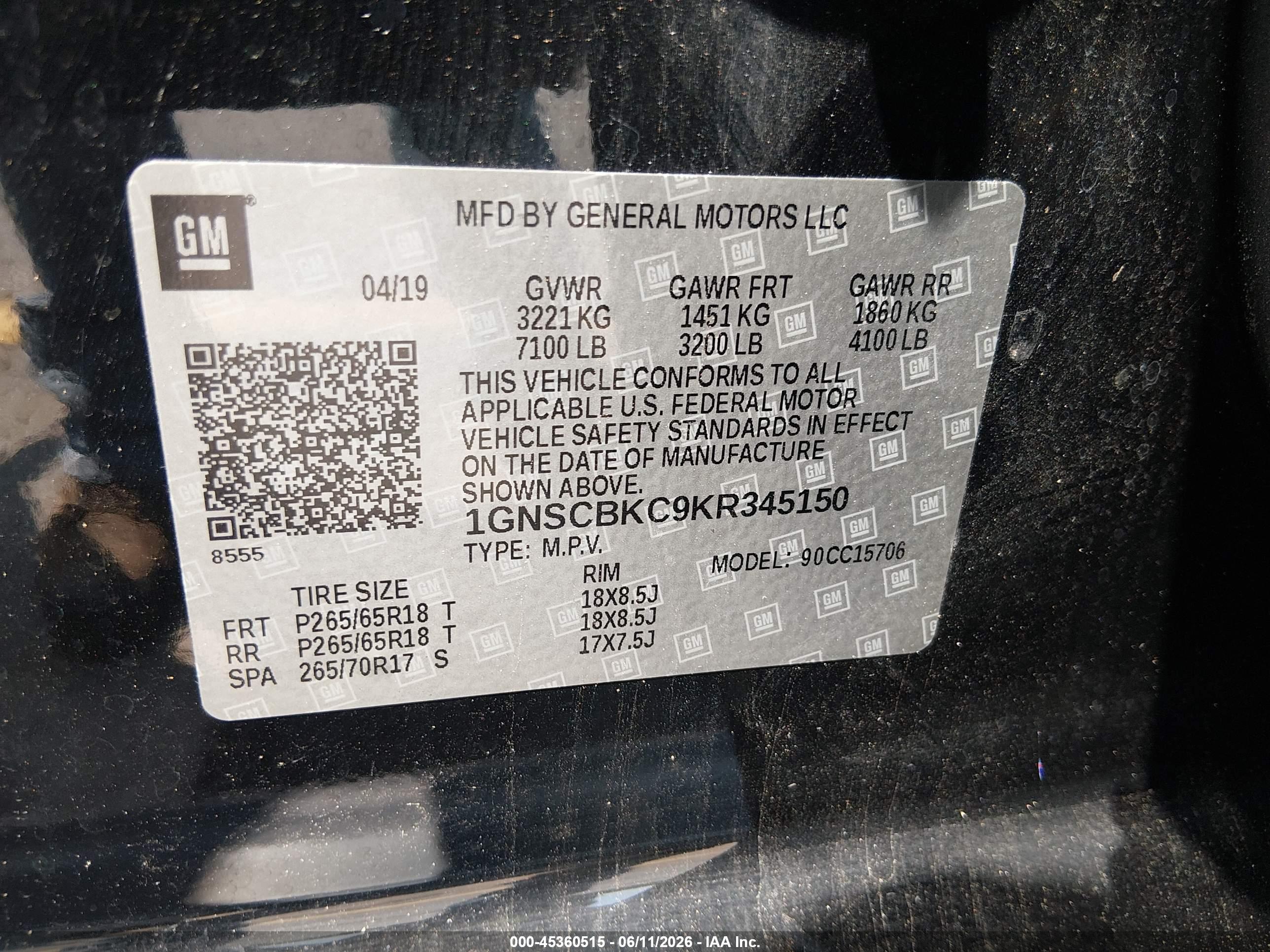 CHEVROLET TAHOE image 9