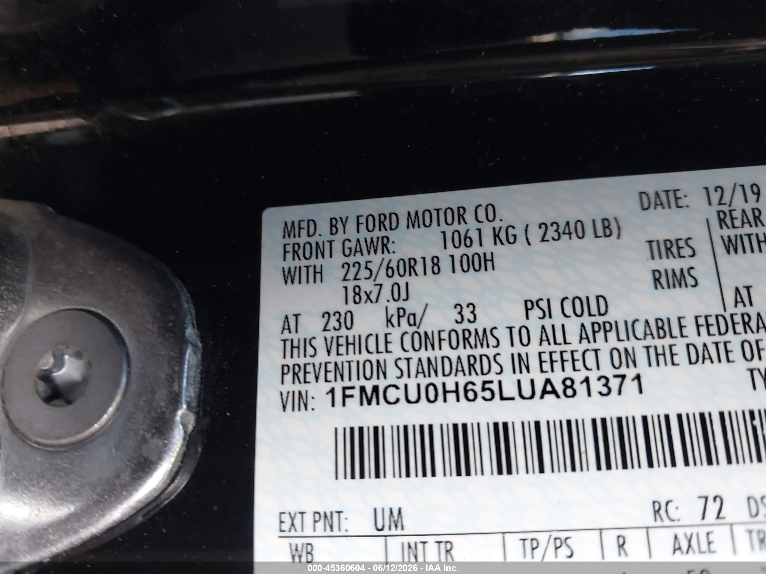FORD ESCAPE image 9