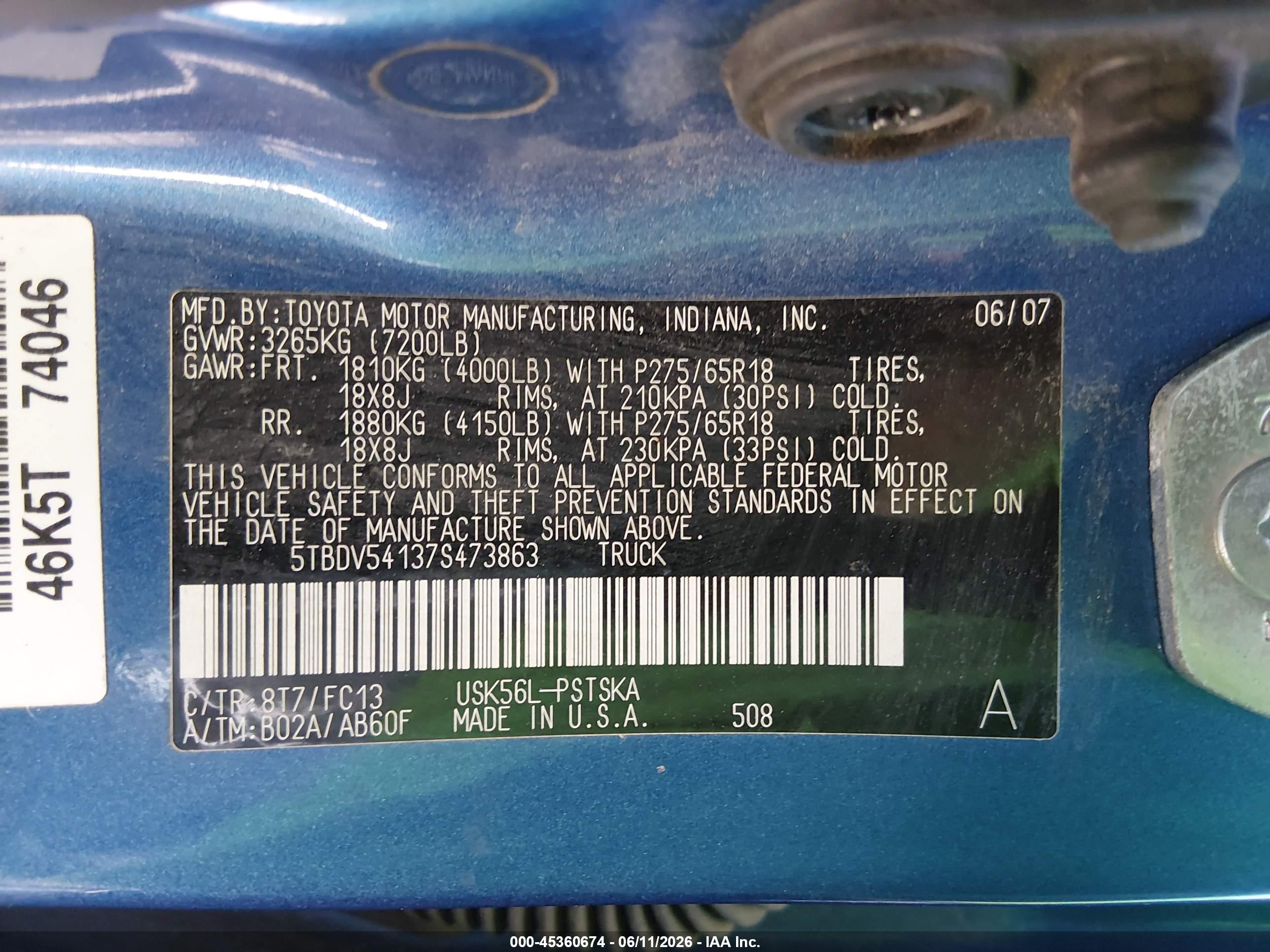 TOYOTA TUNDRA image 9