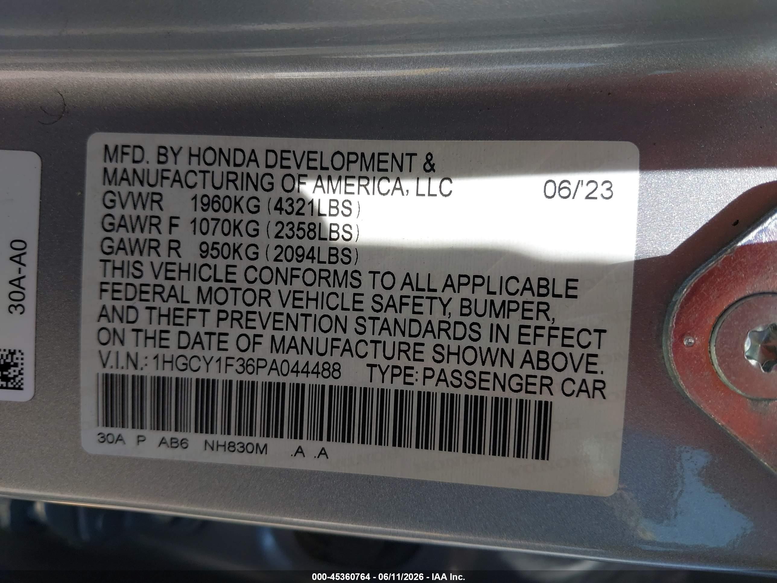HONDA ACCORD image 9